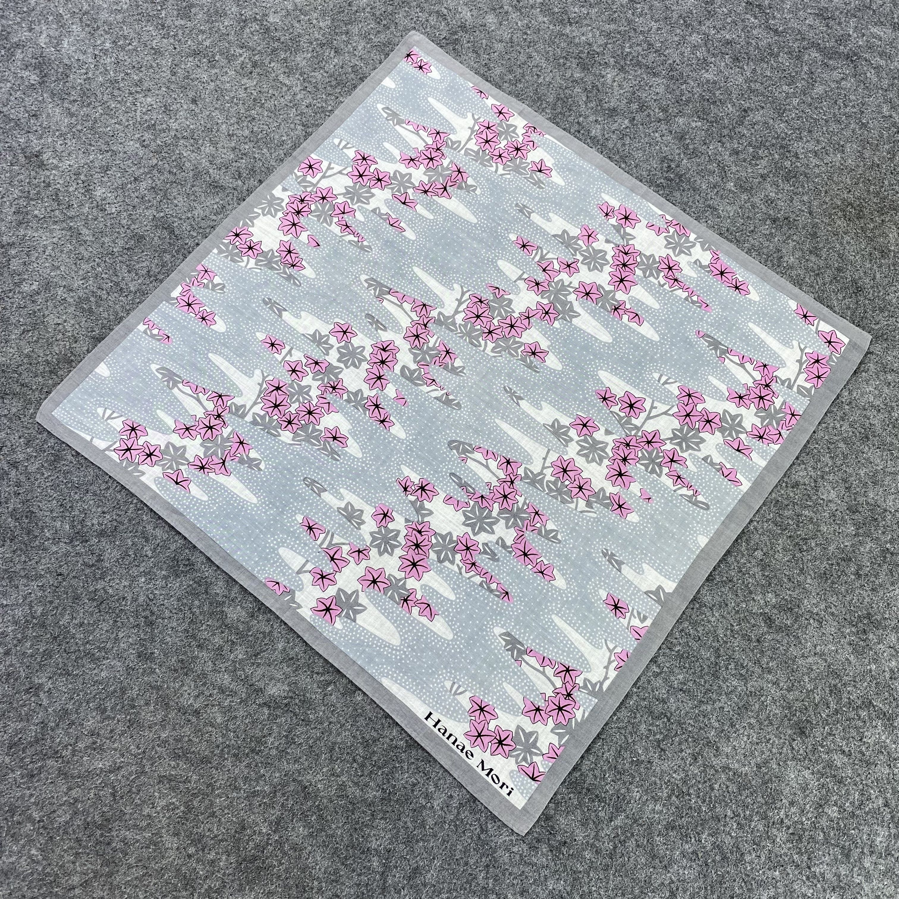 Hanae Mori Hanae Mori Handkerchief Neckerchief Bandana H1175 Size ONE SIZE - 4 Thumbnail