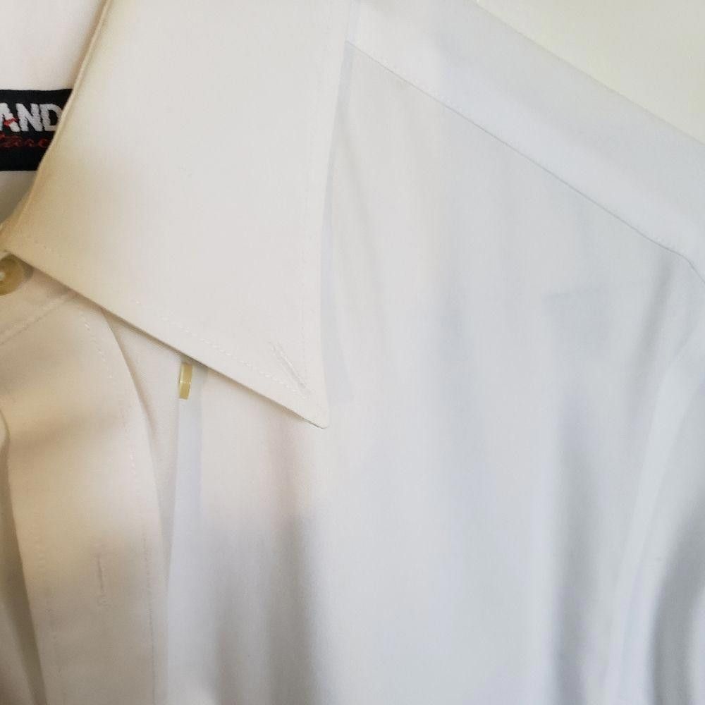 Kirkland Signature CT1059a Men's White Kirkland Shirt 16-34 Size 38R - 4 Thumbnail