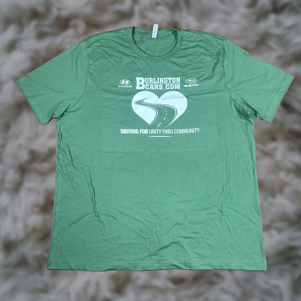 Vintage VINTAGE Canvas T-Shirt Mens XXXL 3X-Large Green Burlington Cars.Com Short Sleeve Size US XXL / EU 58 / 5 - 1 Thumbnail