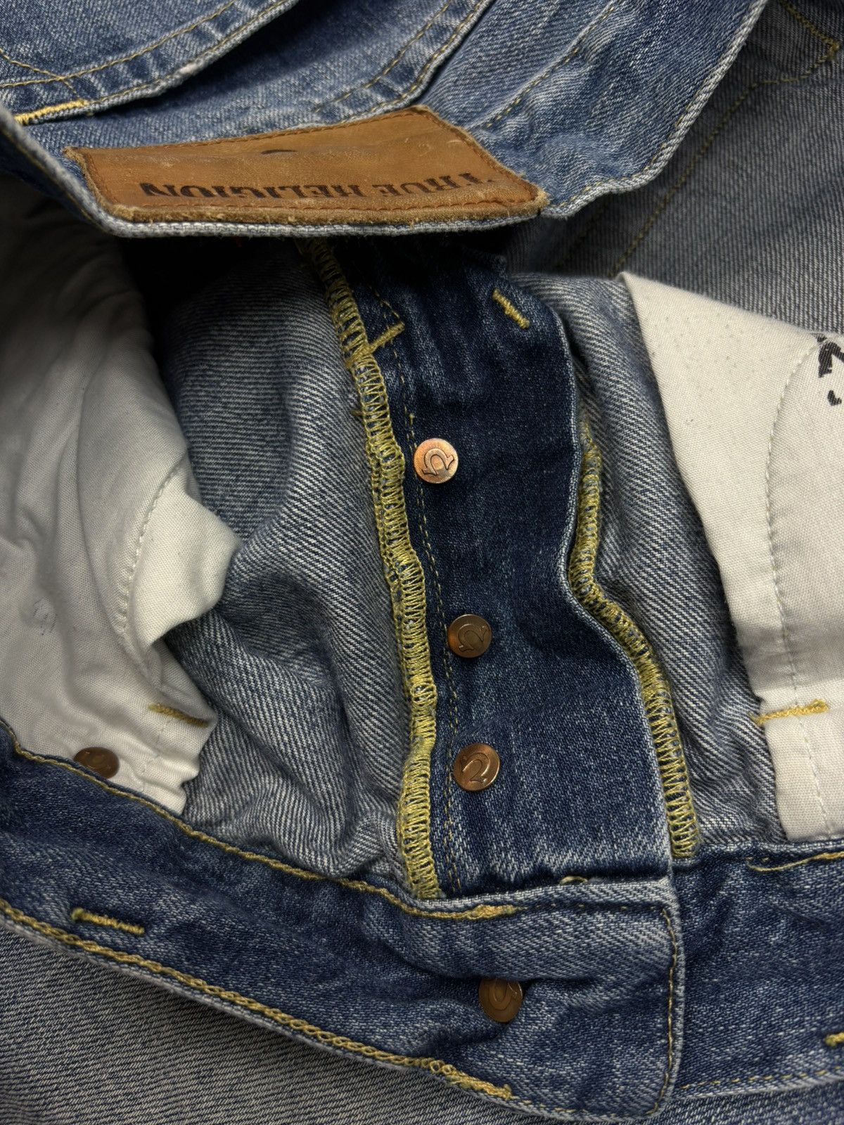 True Religion True Religion Relaxed Skinny Men's Straight Jeans Size US 36 / EU 52 - 15 Thumbnail