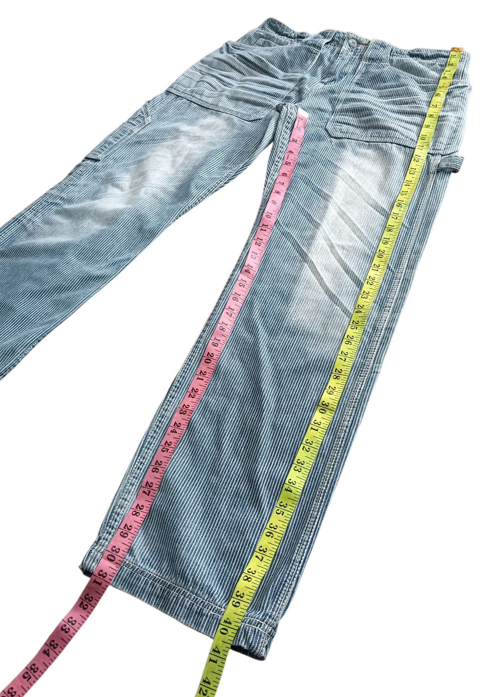 Other Distressed Carpenter Striped Jeans Size US 32 / EU 48 - 12 Thumbnail