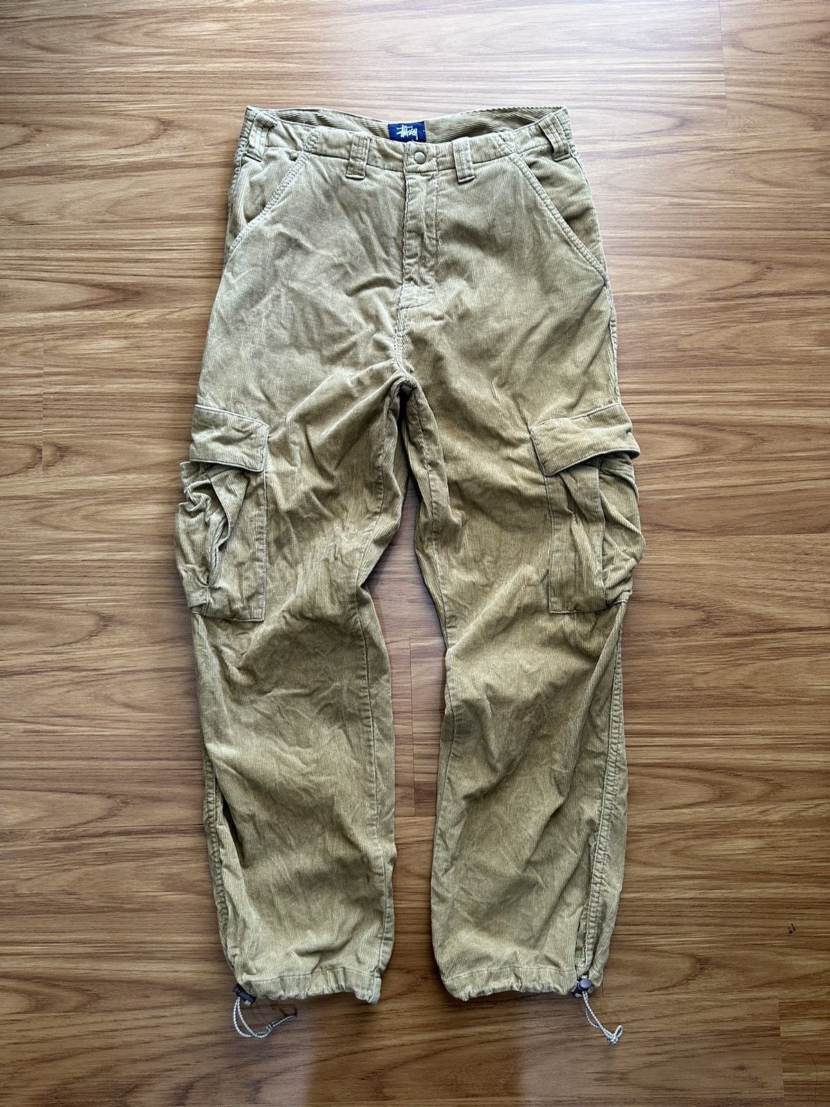 Stussy 1990-Stüssy 3D Cargos Made in China Corduroys Cargo Pant Size US 29 - 1 Thumbnail