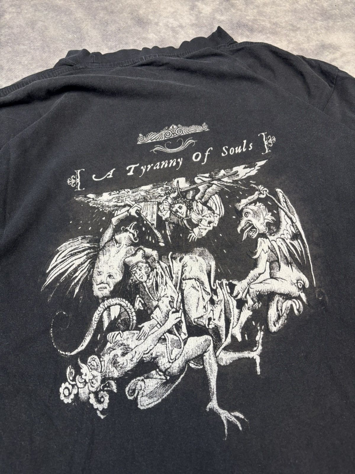 Band Tees × Vintage Iron Maiden Bruce Dickson Tyranny of Souls T shirt 90s band Size US XL / EU 56 / 4 - 4 Thumbnail