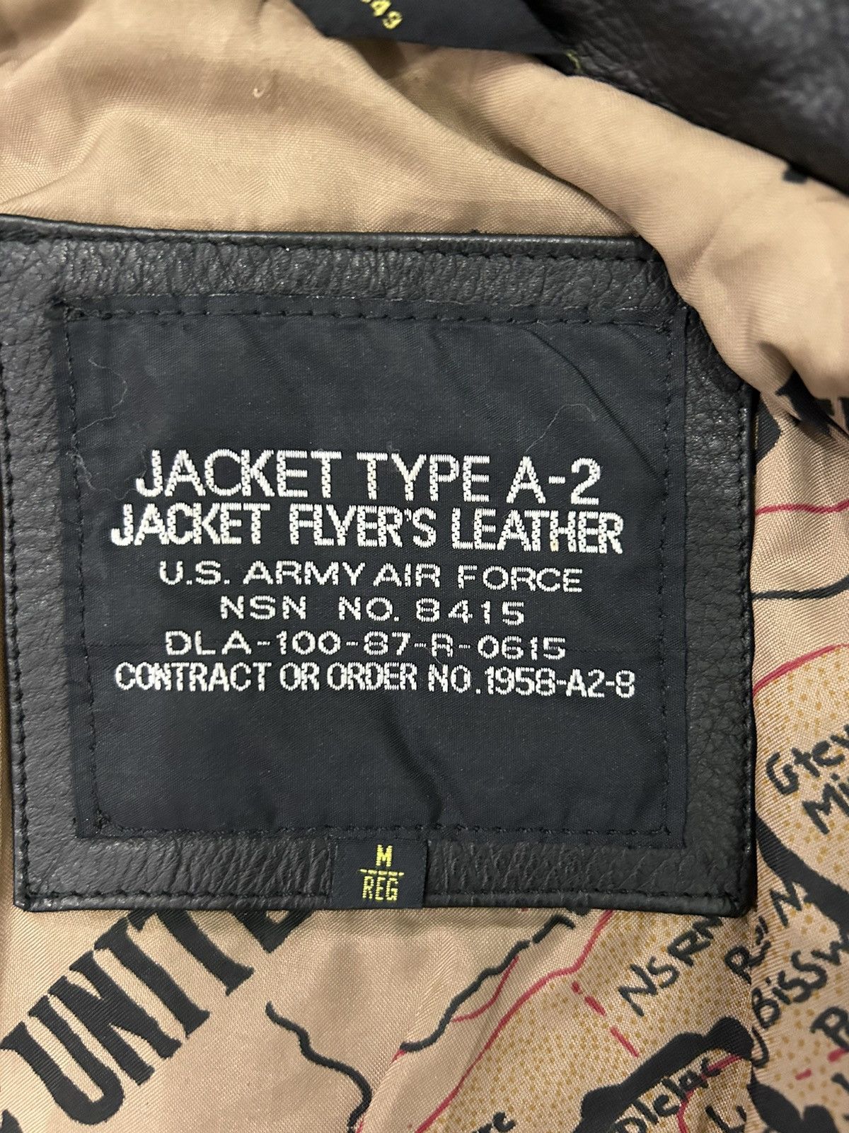 Avirex Vtg A2 Us Army Air Force Leather Jacket Size US M / EU 48-50 / 2 - 9 Thumbnail