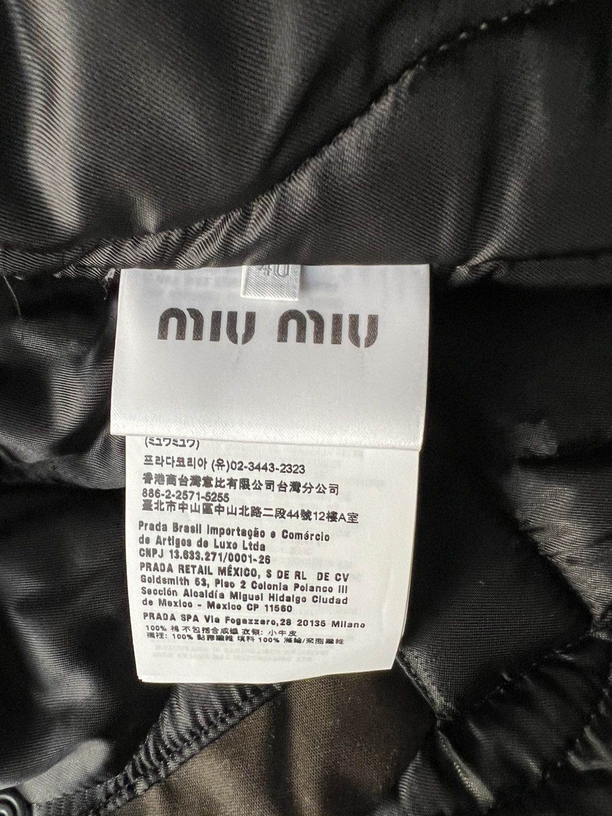 Miu Miu 🔥$4.6K VALUE🔥RUNWAY waxed denim blouson jacket Size US M / EU 48-50 / 2 - 8 Thumbnail