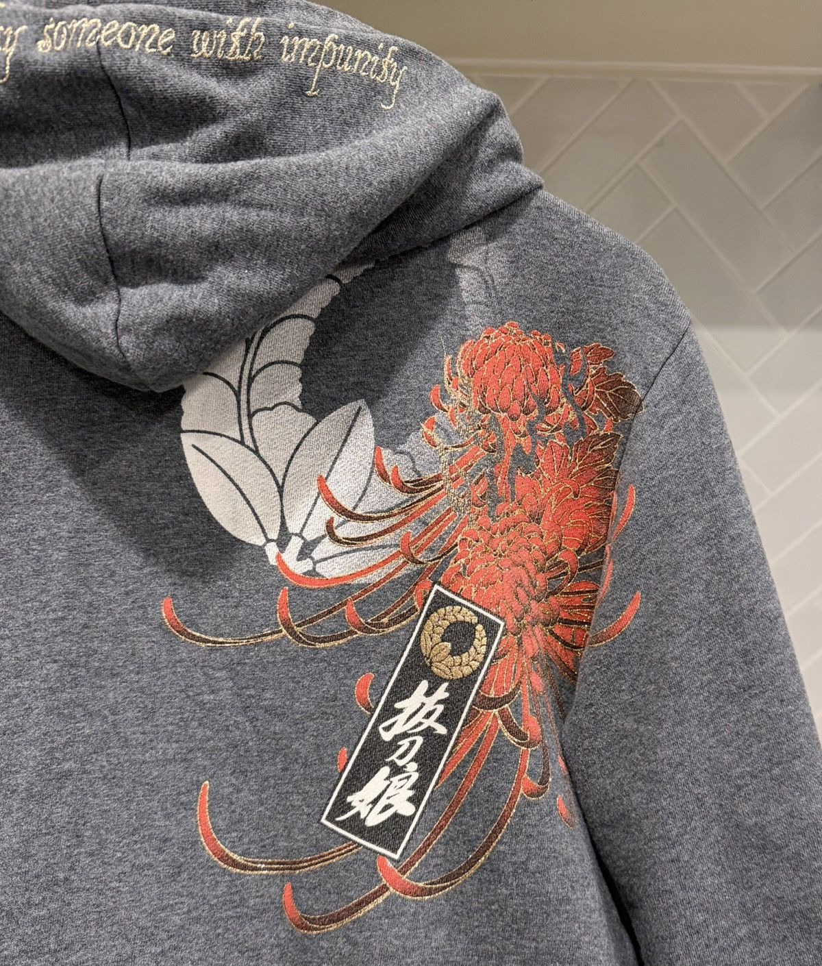 Japanese Brand Dangerous Beauty Killer Divine Punishment zip-up hoodie Size US XL / EU 56 / 4 - 11 Thumbnail