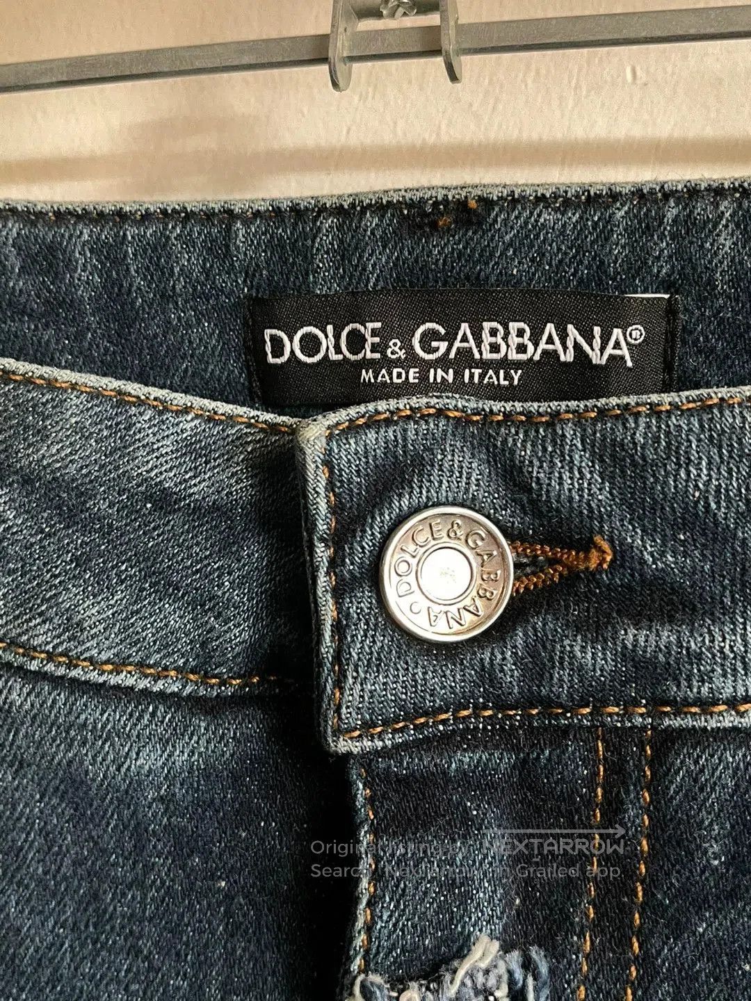 Dolce & Gabbana Dolce Gabbana Distressed Denim Jeans. Size US 38 / EU 54 - 7 Thumbnail