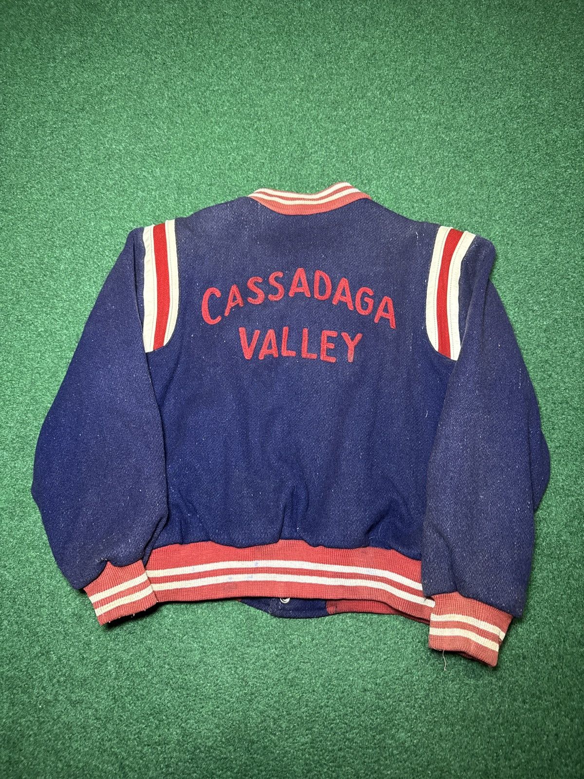 Vintage 50s 60s Park Regal Cassadaga Valley New York Varsity Jacket Size US S / EU 44-46 / 1 - 1 Thumbnail