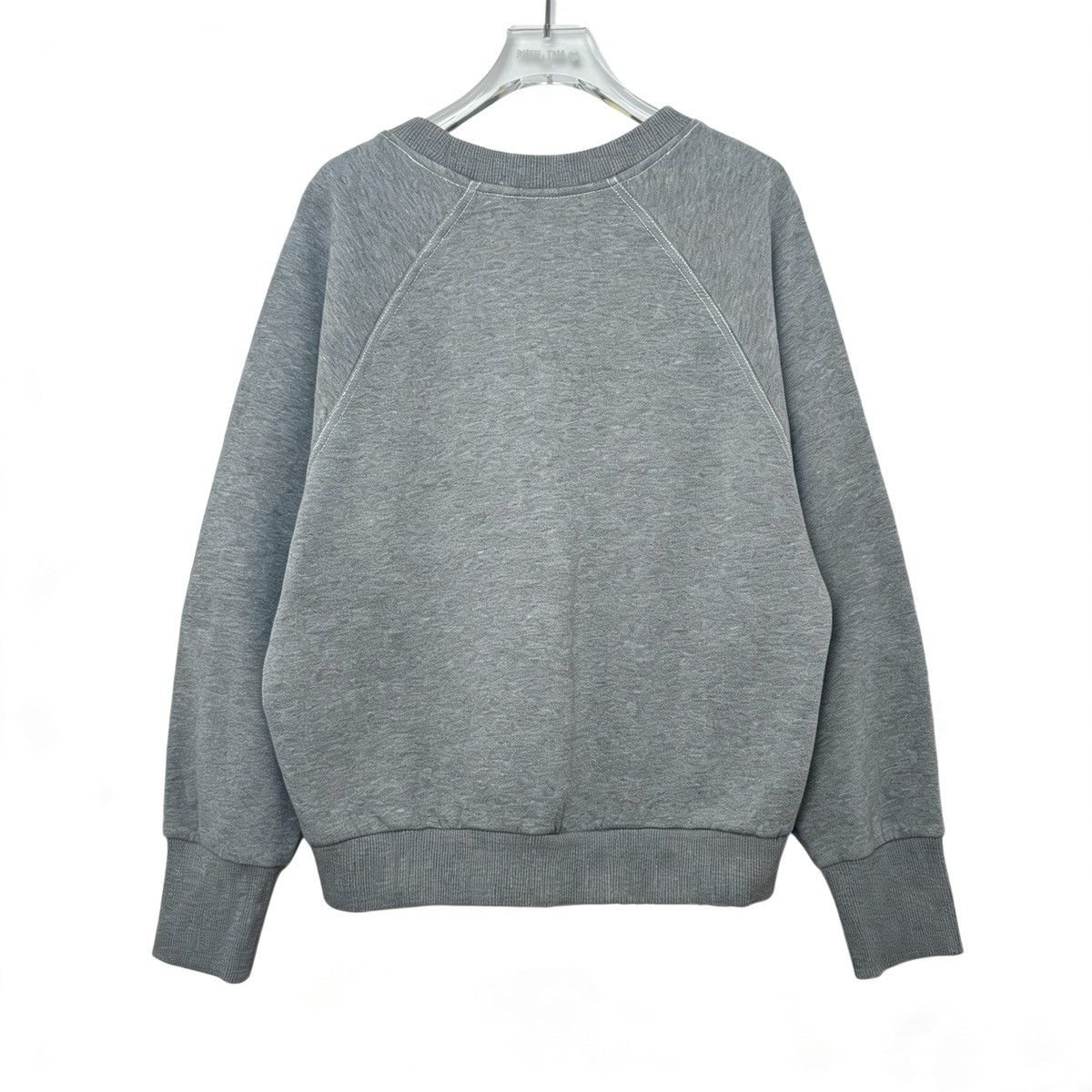 Burberry Burberry Grey Letter Logo Loose Long Sleeve Sweatshirt K26WX Size US XL / EU 56 / 4 - 2 Thumbnail