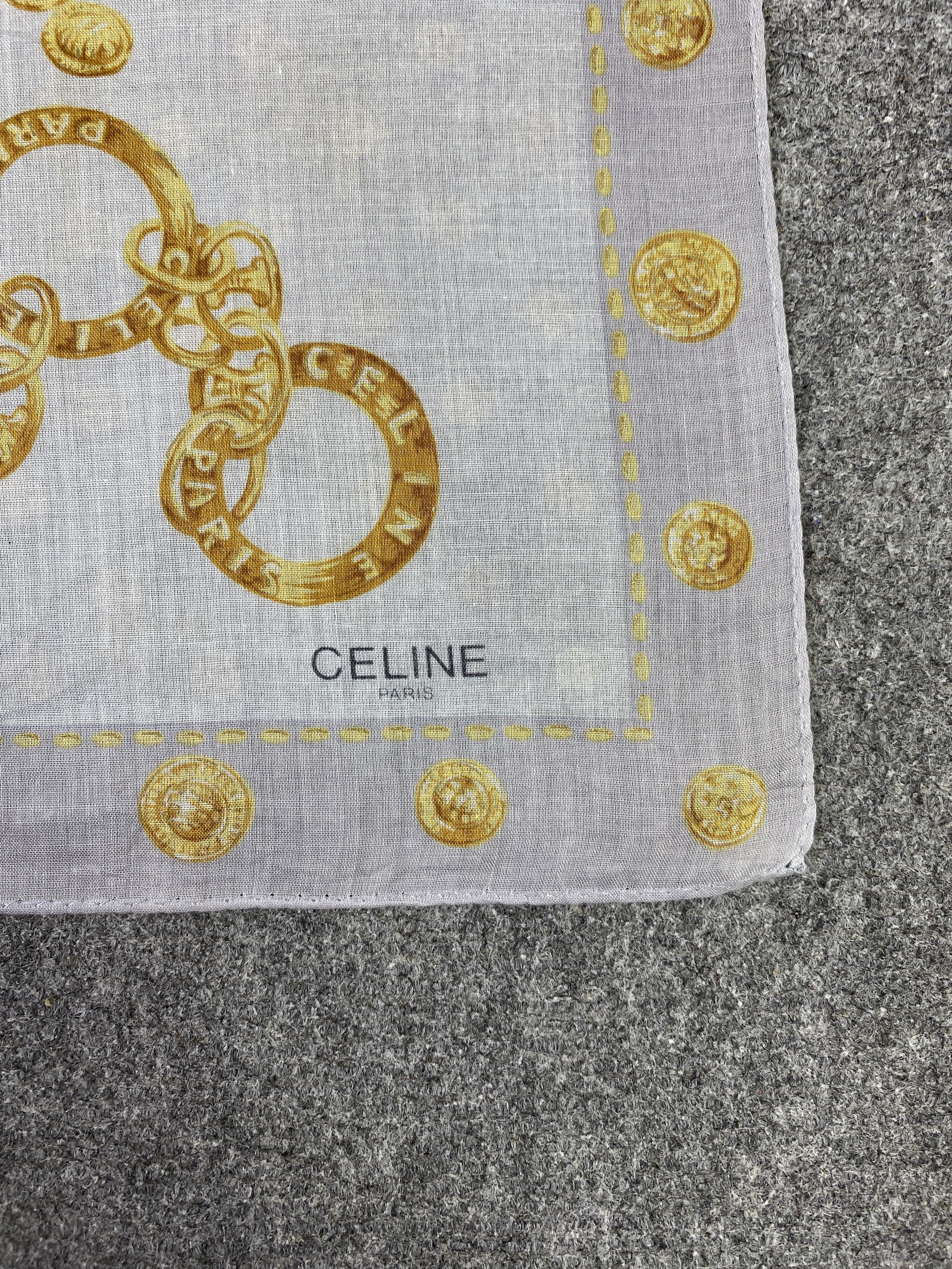 Celine Vintage Celine Handkerchief / Neckerchief KT0125 Size ONE SIZE - 5 Thumbnail