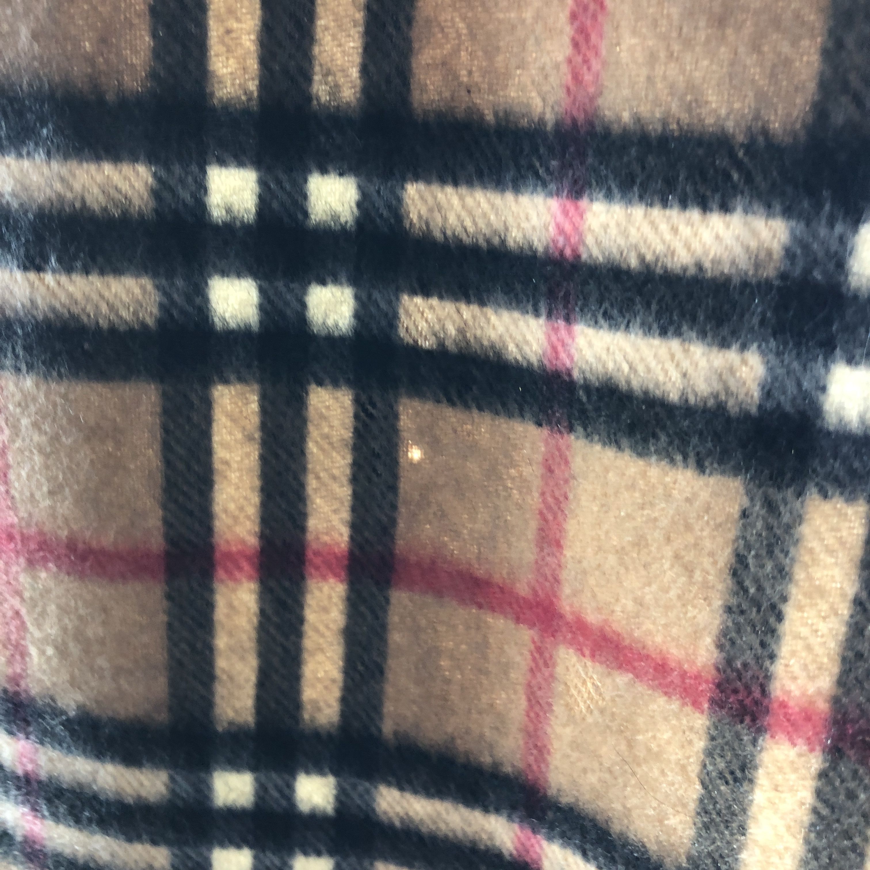 Burberry Burberrys Nova Check Tan Cashmere Scarf Muffler V2615 Size ONE SIZE - 17 Thumbnail