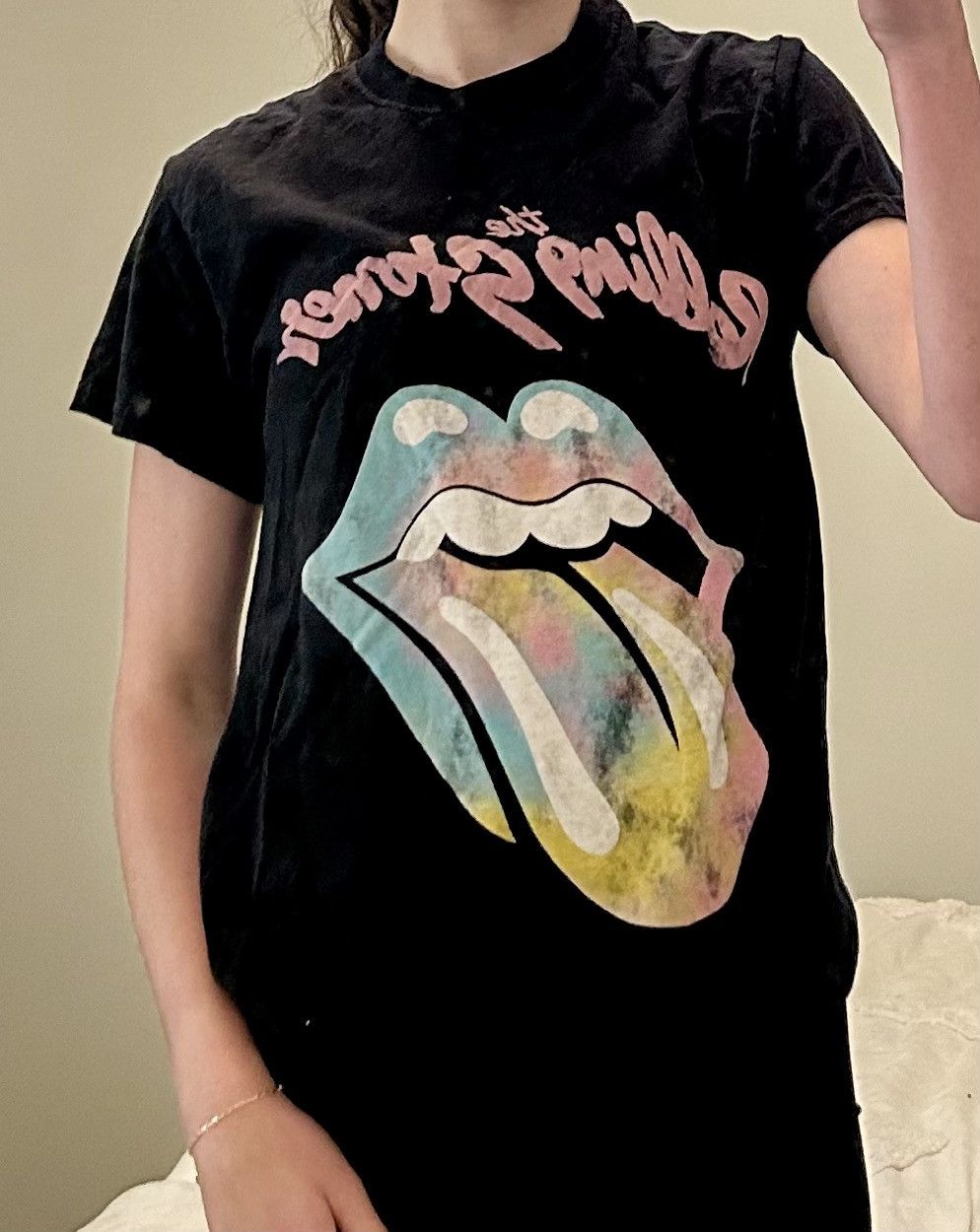The Rolling Stones Rolling stones black oversize tee Size XS / US 0-2 / IT 36-38 - 1 Thumbnail