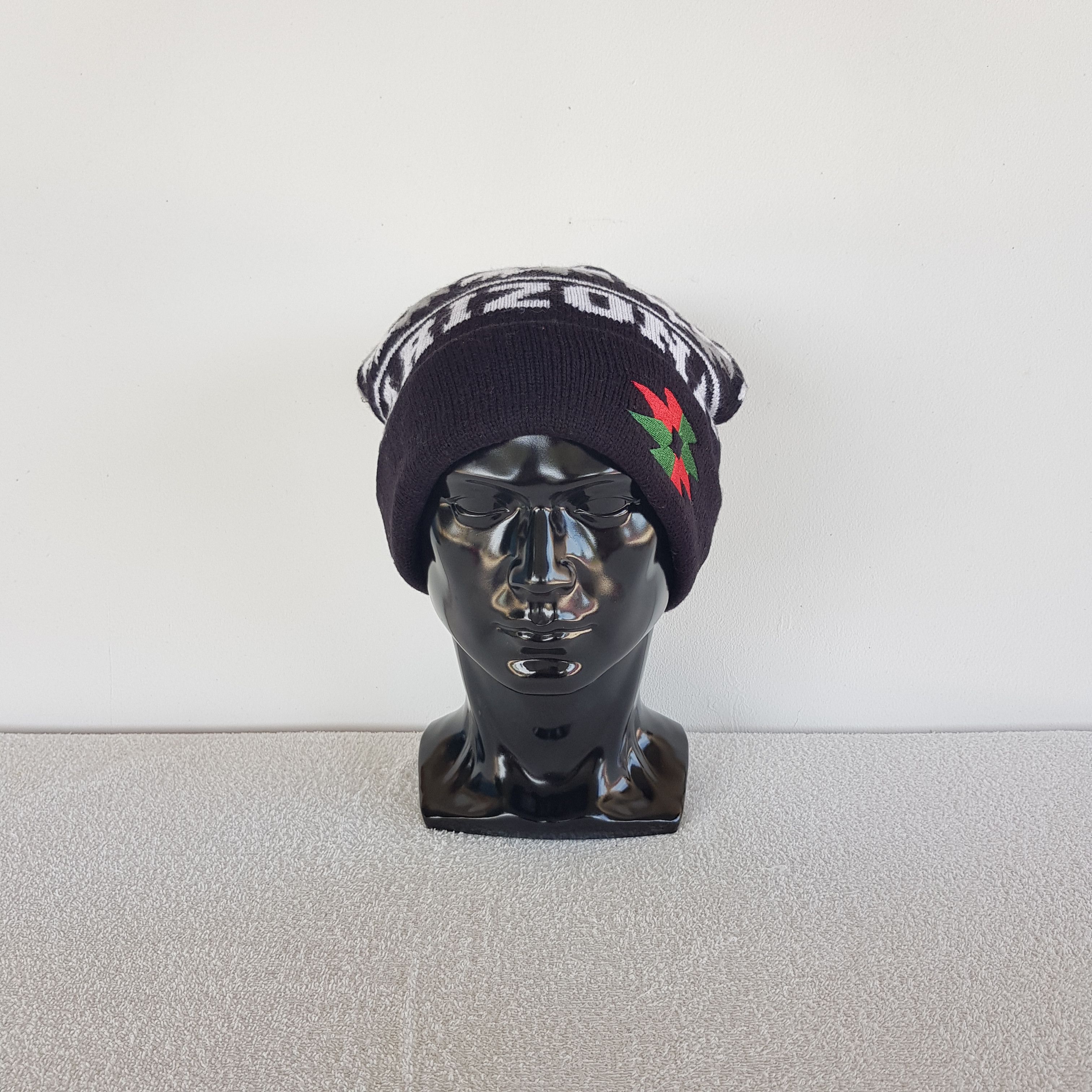 Japanese Brand Vintage Arizona Aztec Psychedelic Beanie Snow Caps Ski Hats Size ONE SIZE - 2 Thumbnail