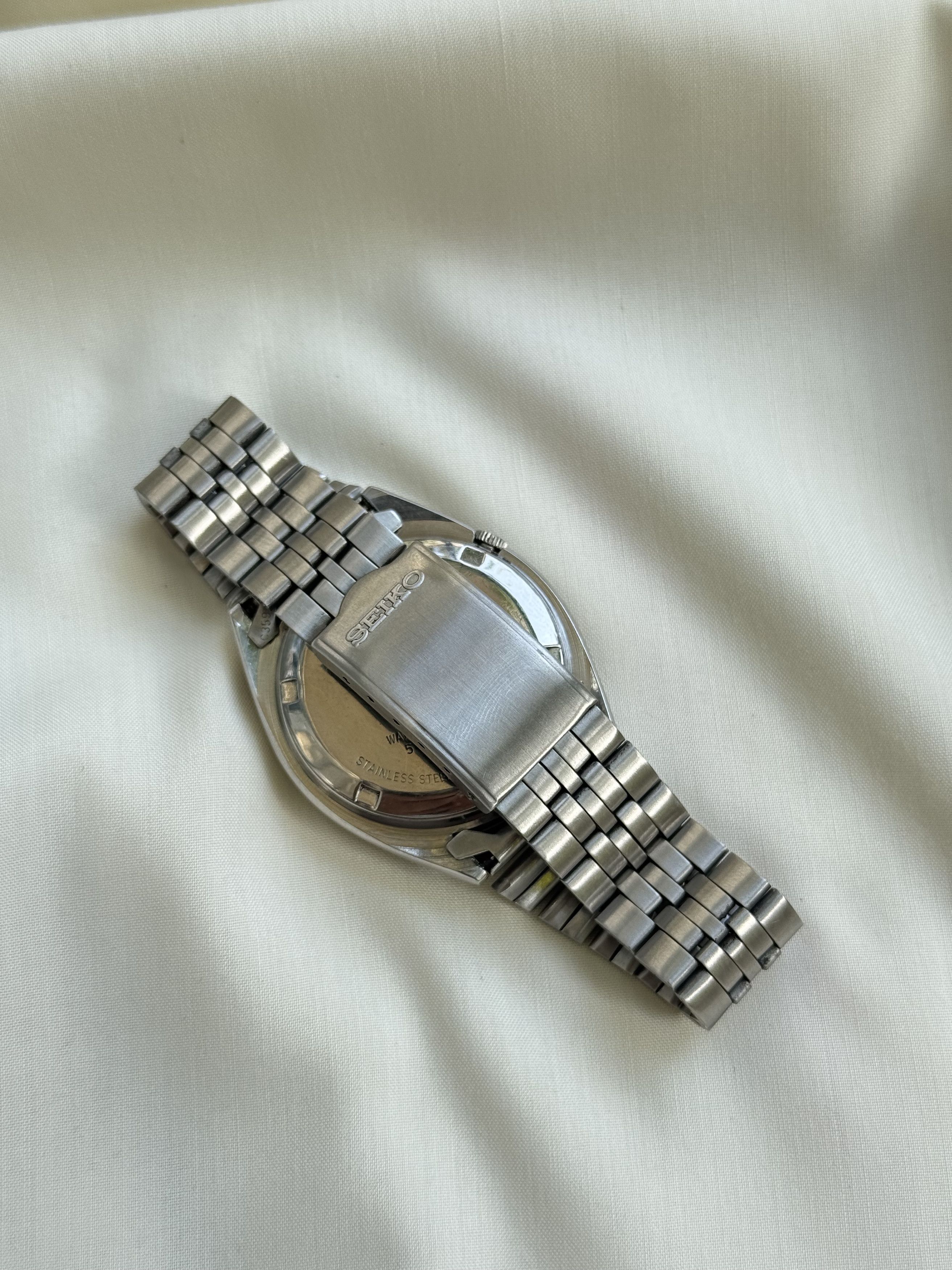 Seiko Seiko Automatic Wrist Watch 17Jewels Day/Date Japan Size 36 - 8 Thumbnail