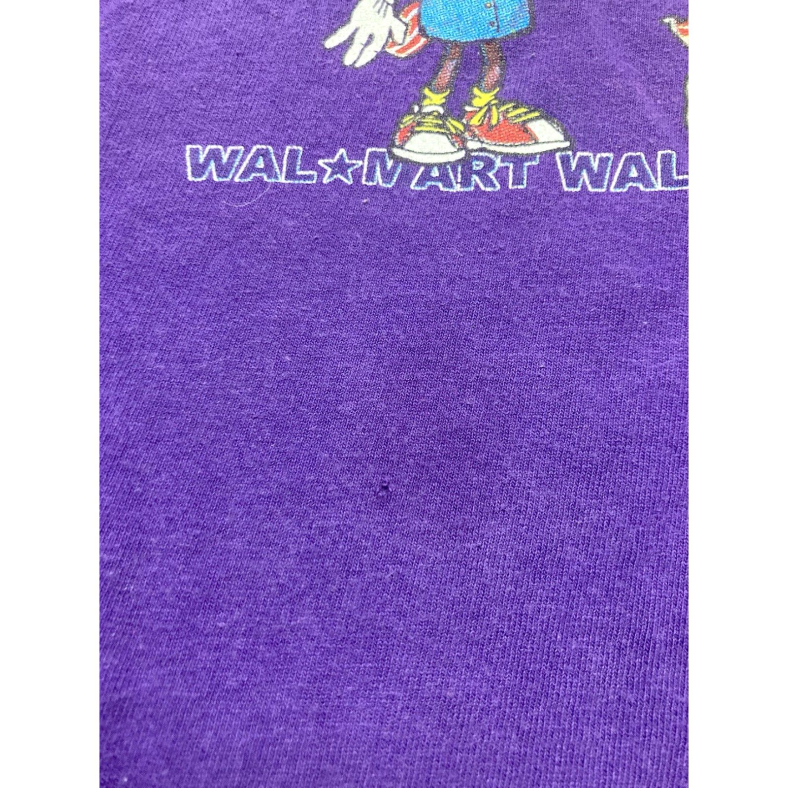 Jerzees VINTAGE Jerzees T-Shirt Walmart we are a team smiley face Warren Michigan Large Purple Men Shirt Mens L Size US L / EU 52-54 / 3 - 7 Thumbnail