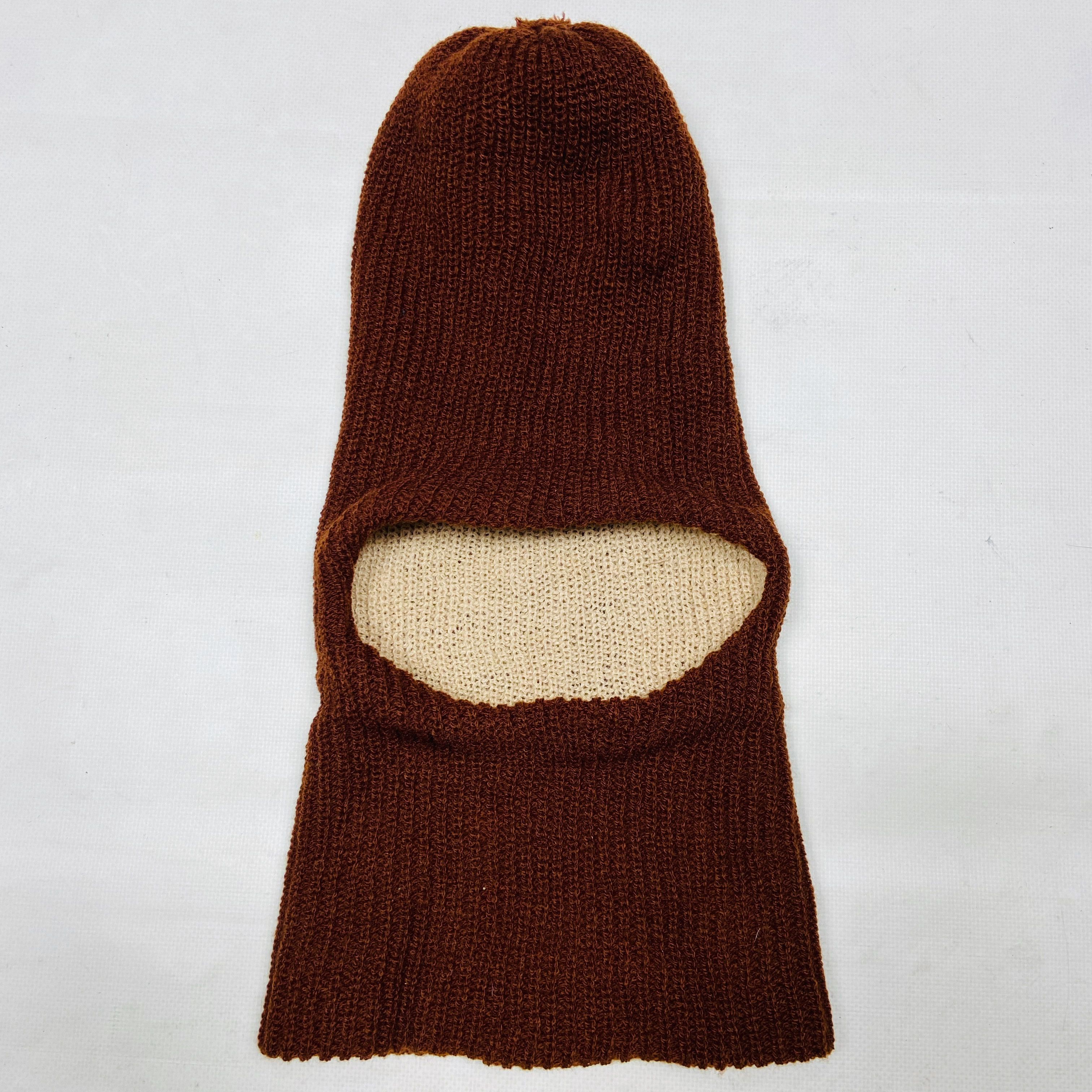 Vintage REVERSIBLE RARE VINTAGE KNITTED WOOL BALACLAVA MASK - № 4136 Size ONE SIZE - 3 Thumbnail
