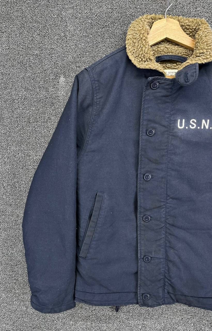 Vintage Vintage Military Rare Usn Navy N1 Deck Jacket Size US L / EU 52-54 / 3 - 4 Thumbnail
