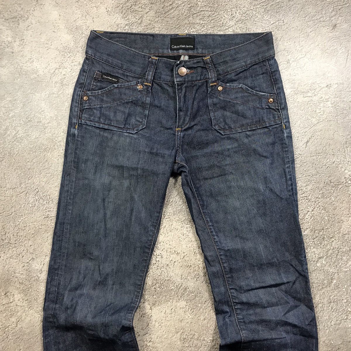 Vintage Vintage 90s Distressed Baggy Jeans Grunge Y2K Logo 26 Size 26" / US 2 / IT 38 - 3 Thumbnail