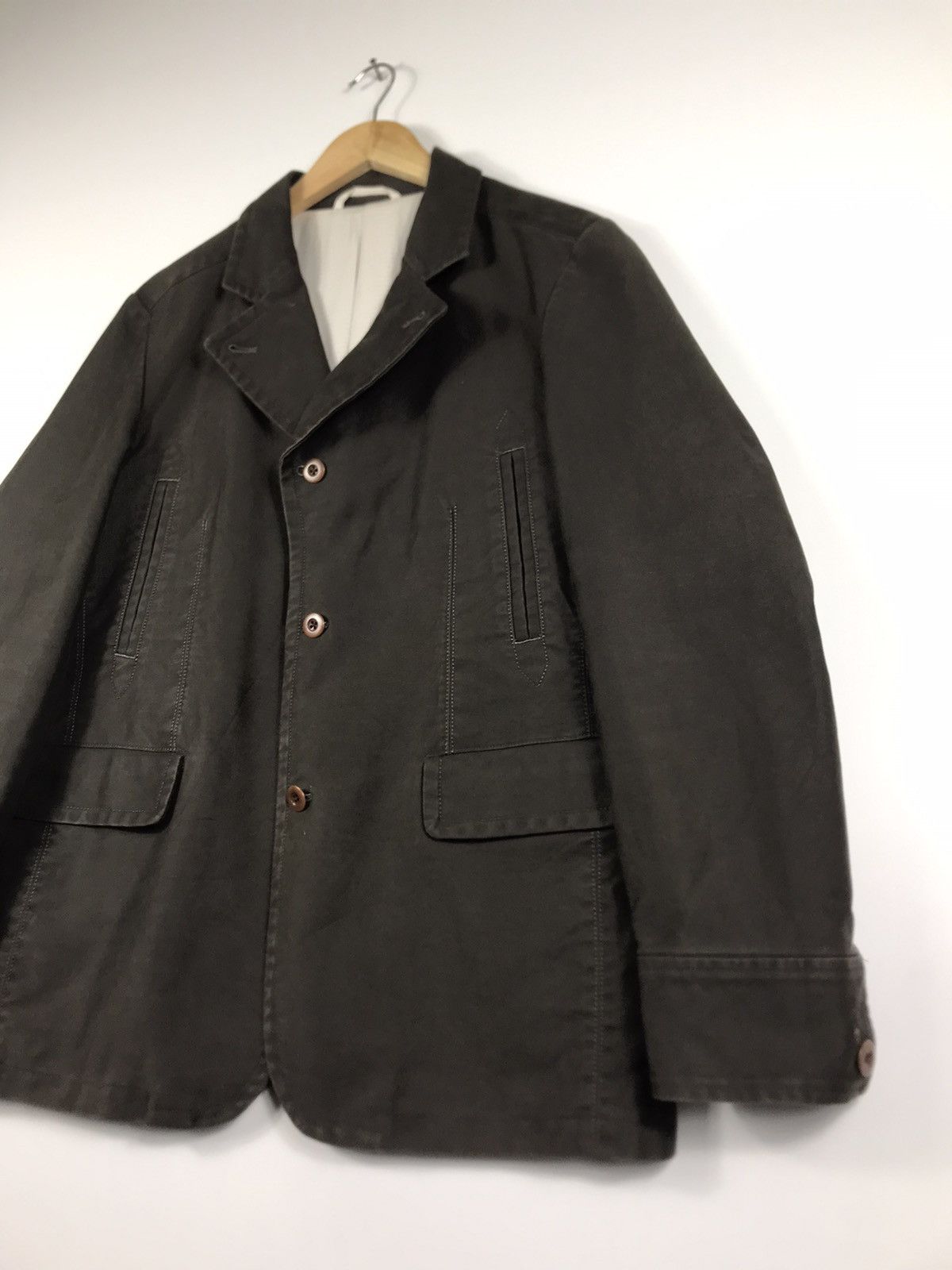 Japanese Brand ⚡️Vintage Isetan Men’s Single Breast Coat Jacket Size US L / EU 52-54 / 3 - 3 Thumbnail