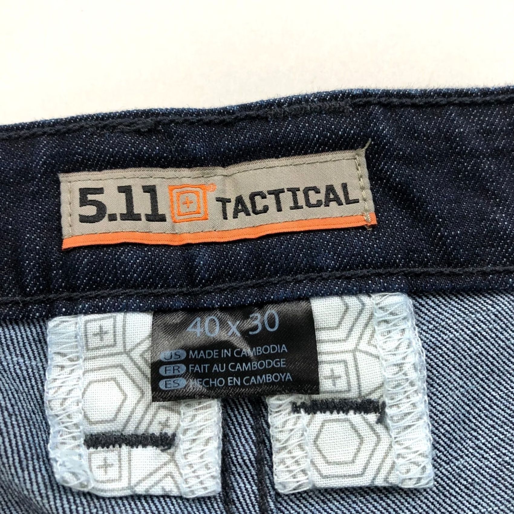 Vintage 5.11 Tactical Jeans Denim Blue 40x30 Regular Waist 42 Inseam Mid Rise Stretch 5-Pocket Belt Loops Zipper Button Men Size US 40 / EU 56 - 7 Thumbnail