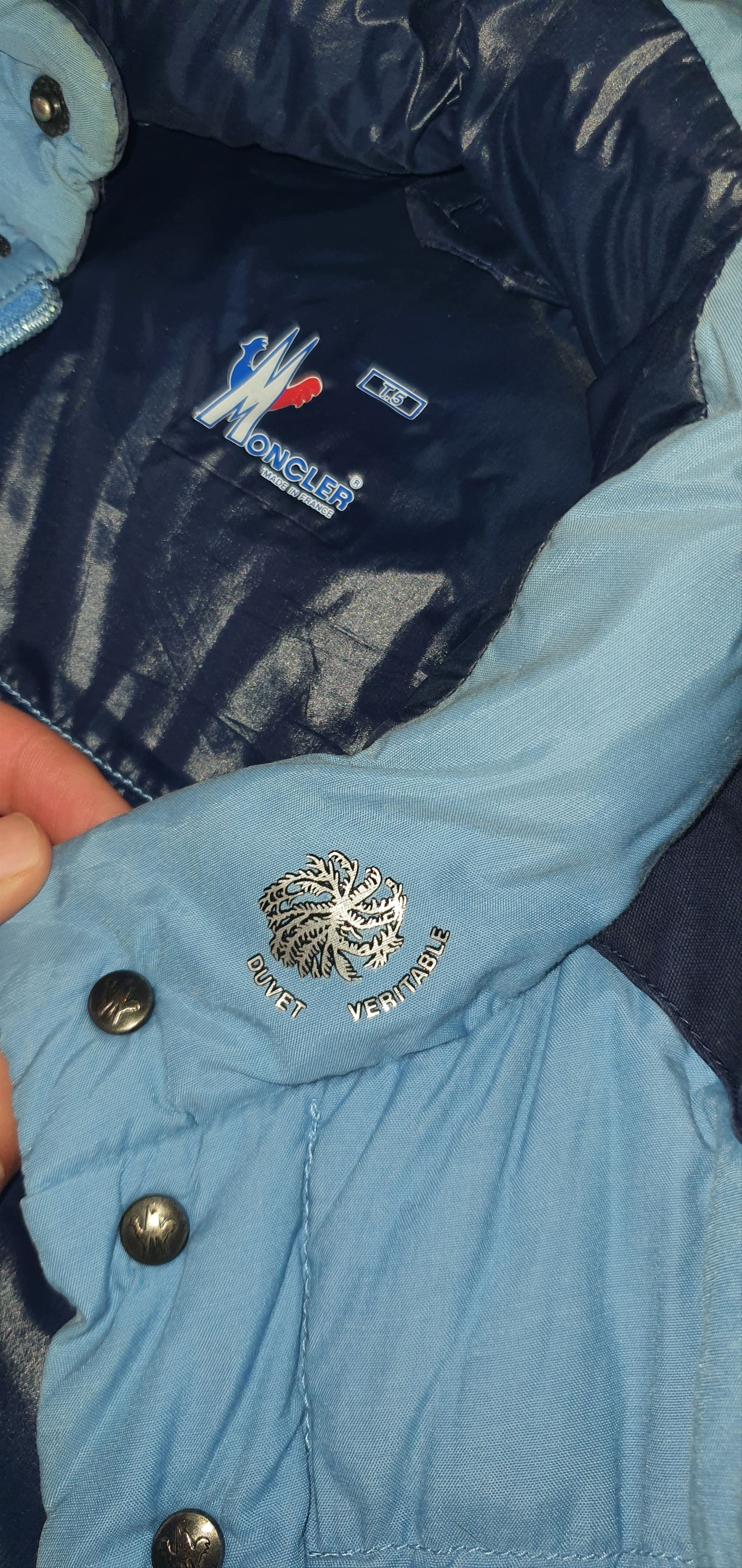 Other Moncler Vintage Puffer Down Jacket Size US L / EU 52-54 / 3 - 3 Thumbnail