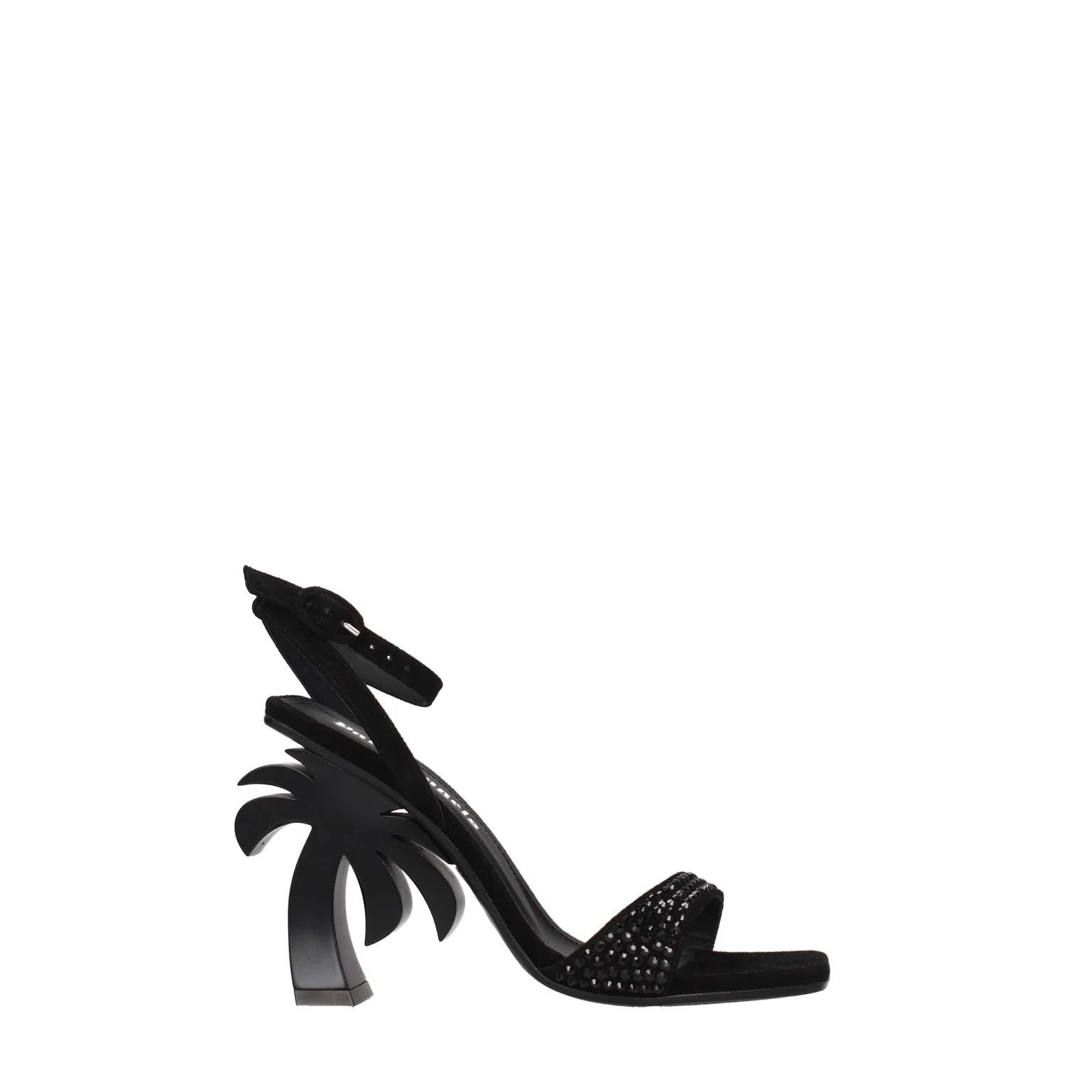 Palm Angels ob1o1e1124 Suede Sandals in Black Size US 7 / IT 37 - 1 Thumbnail