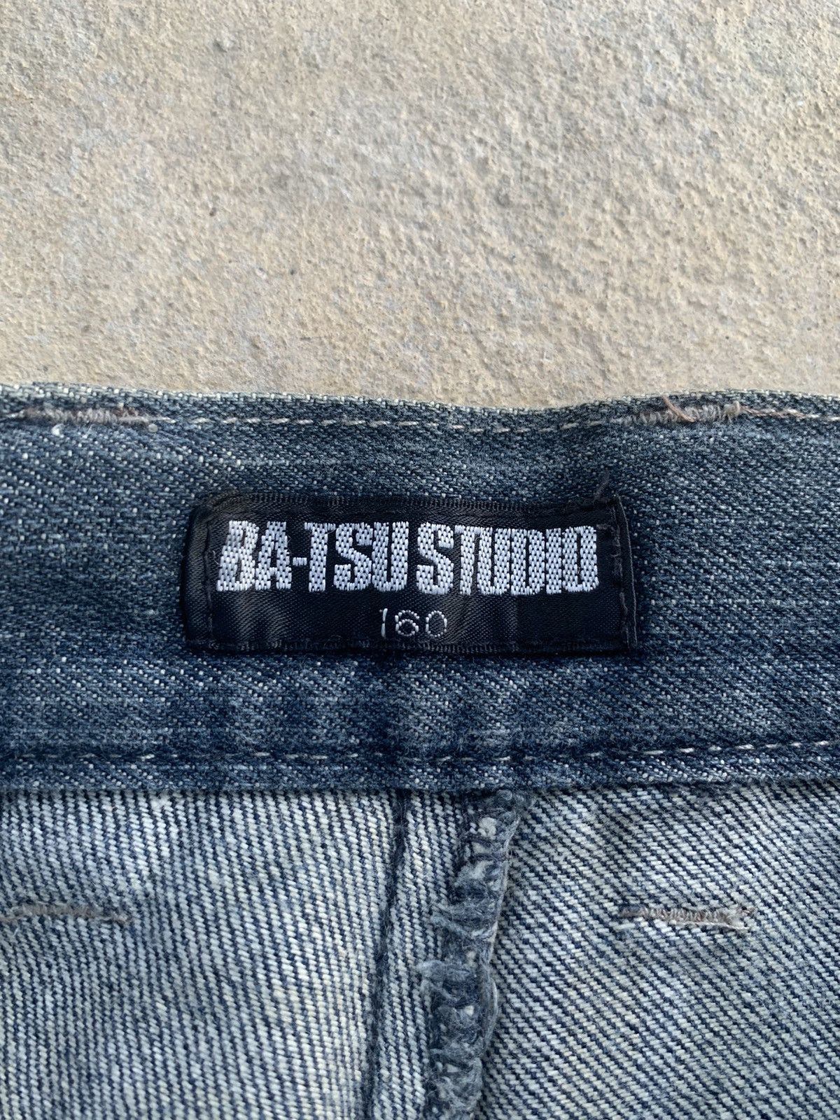 If Six Was Nine × Japanese Brand Batsu Studio Skull Distressed Denim Size US 28 / EU 44 - 10 Thumbnail
