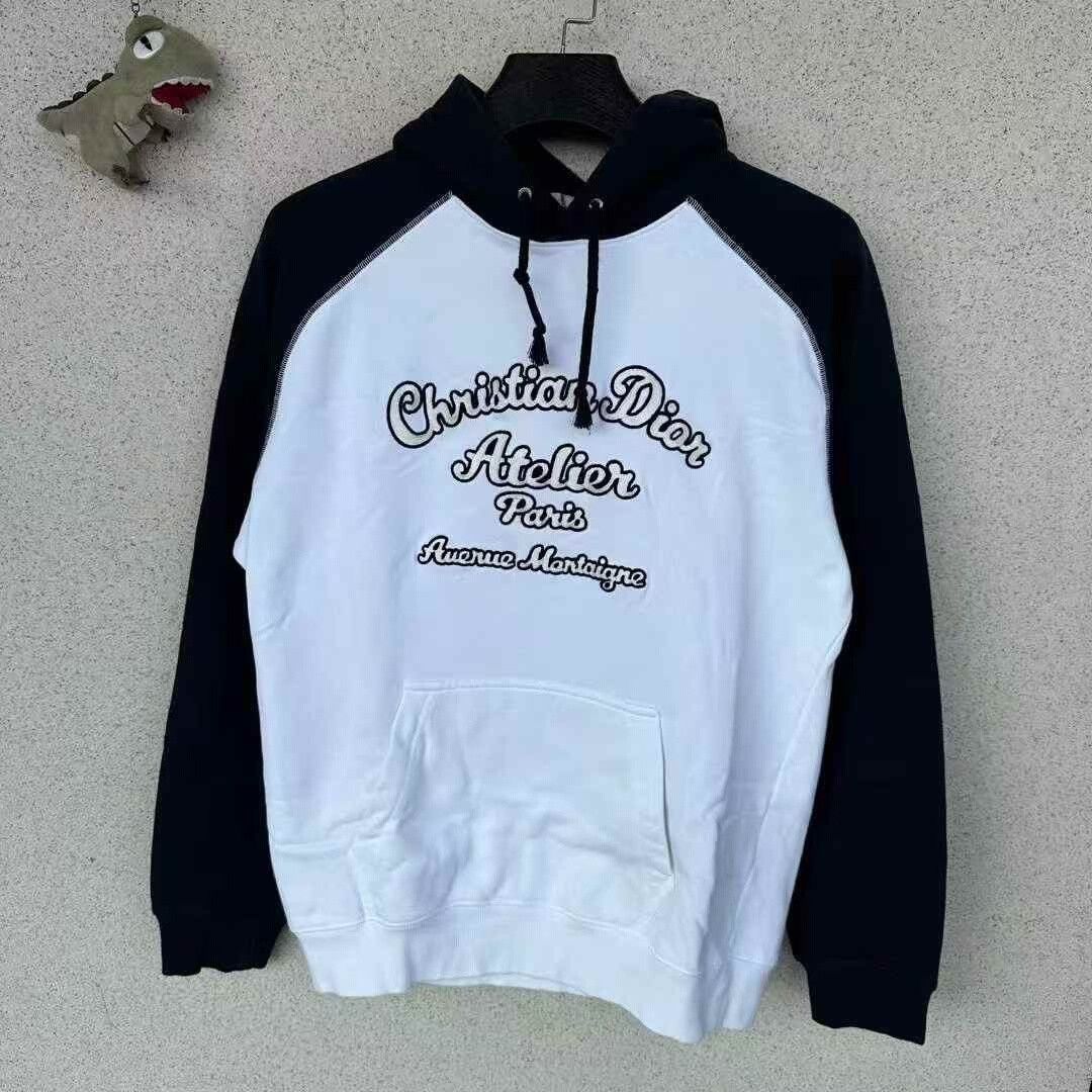 Dior Dior Color-Block Slogan Hoodie Size US M / EU 48-50 / 2 - 1 Thumbnail