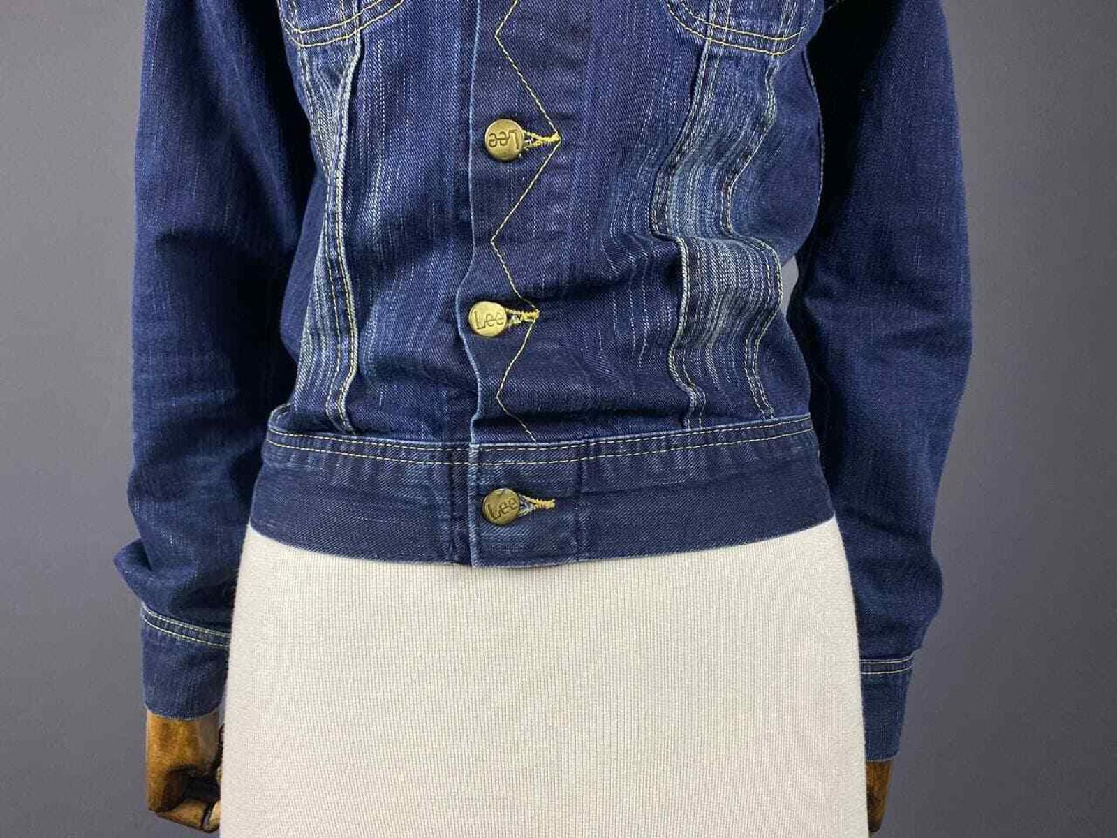 Lee Ladies Vintage Lee 101 J Blue Denim Jacket Size S Size S / US 4 / IT 40 - 3 Thumbnail