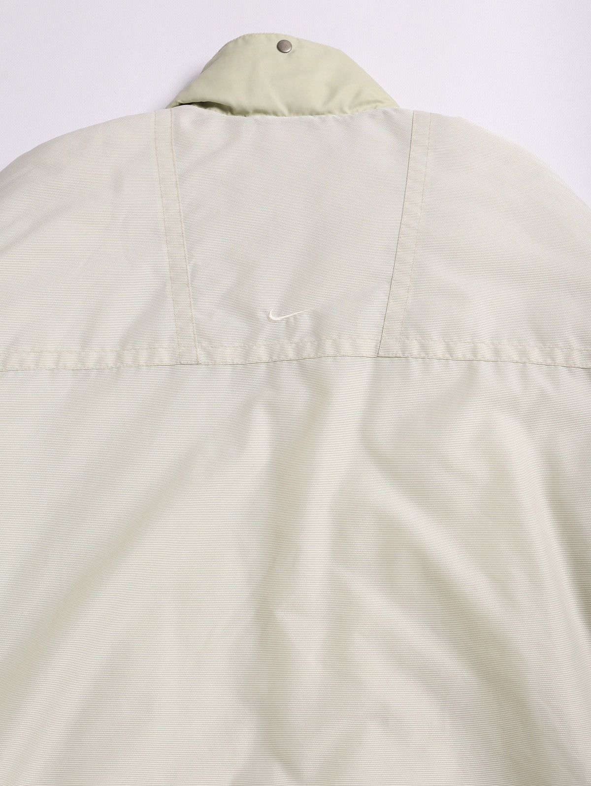 Nike Nike Vintage Nylon Coat Logo Parka Jacket Beige Cream White Size US XXL / EU 58 / 5 - 13 Thumbnail