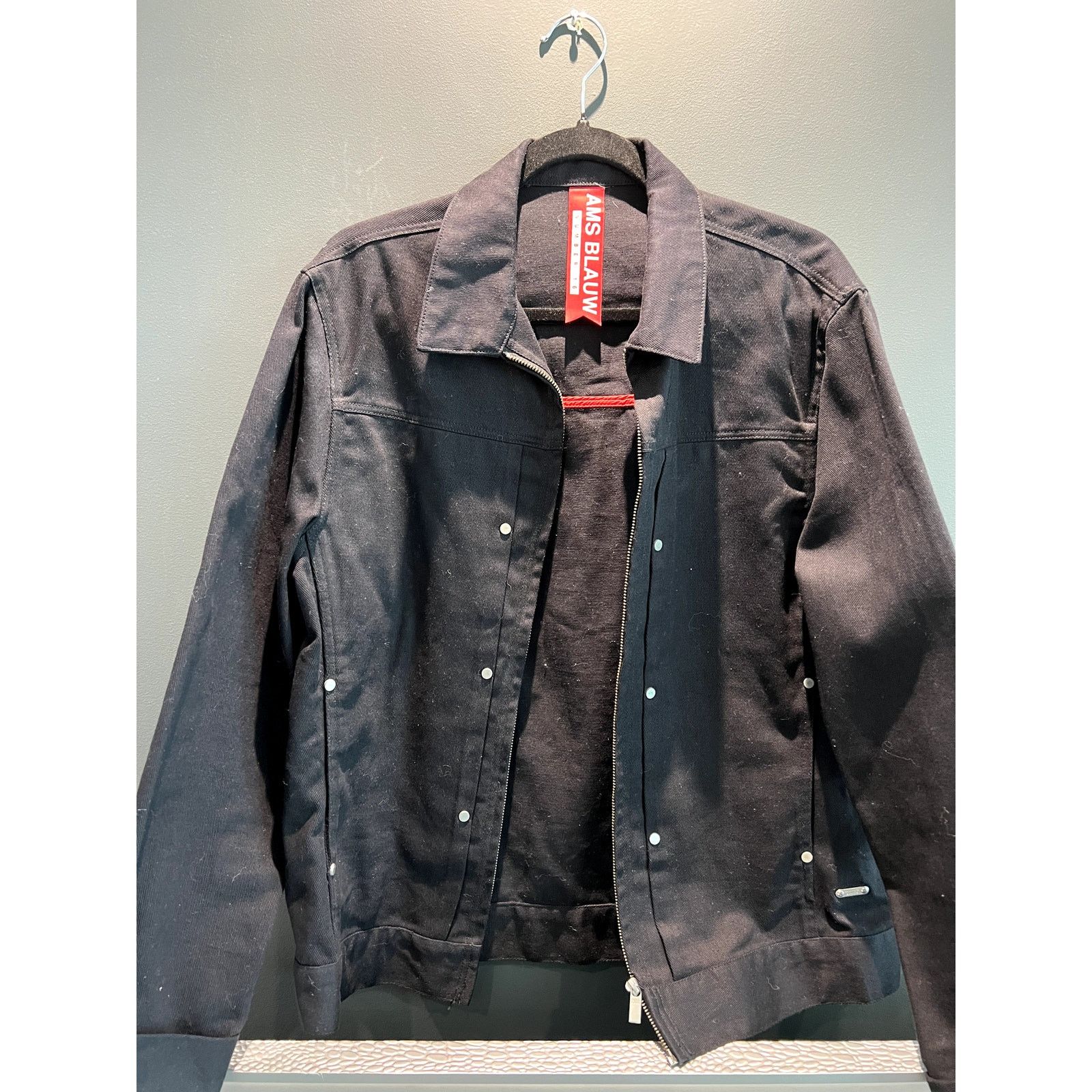 Scotch & Soda N-Mint Scotch & Soda AMS BLAUW Number 16 Black Denim Jacket Size US L / EU 52-54 / 3 - 1 Thumbnail