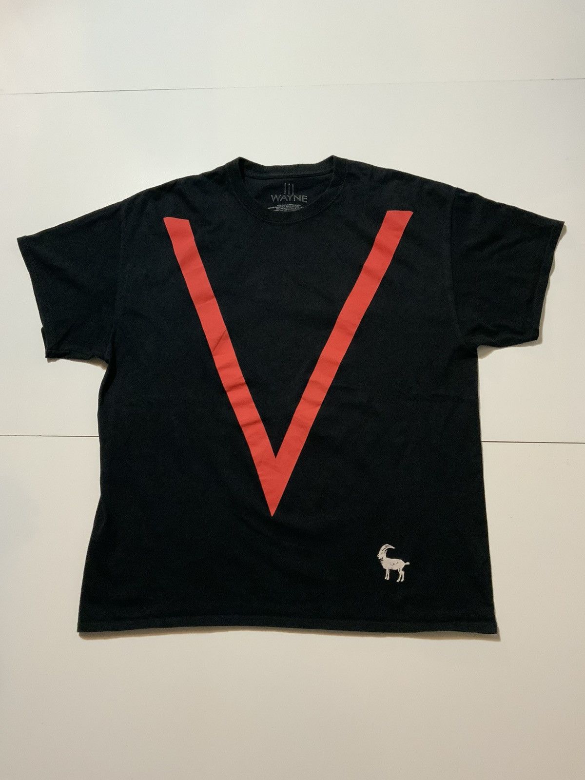 Lil Wayne × Rap Tees Lil Wayne Tha Carter V 2018 Goat Album Merch Promo T-Shirt Size US XL / EU 56 / 4 - 1 Thumbnail