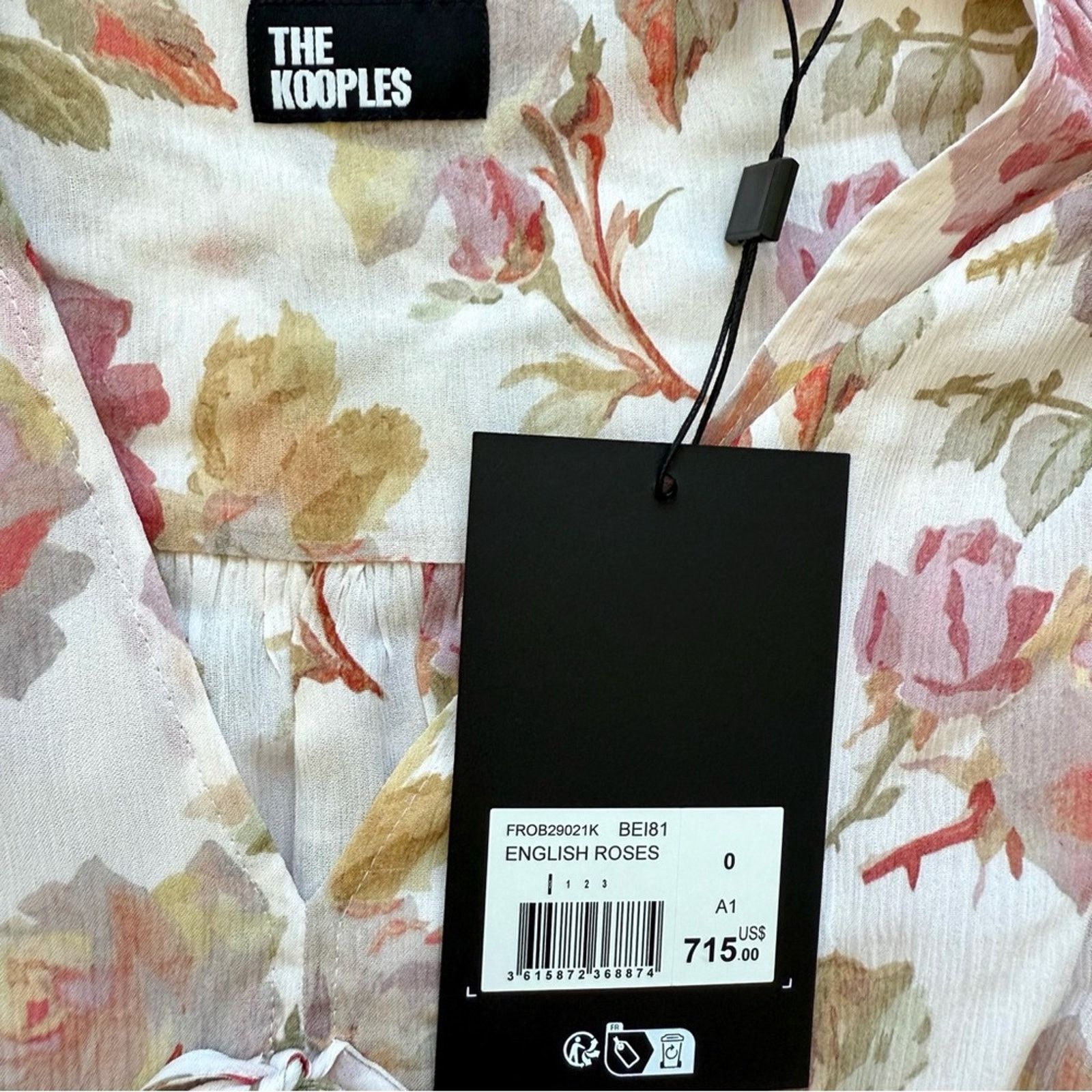The Kooples NWT!!! The Kooples women maxi silk dress size 0 or S 715$ Size S / US 4 / IT 40 - 6 Thumbnail