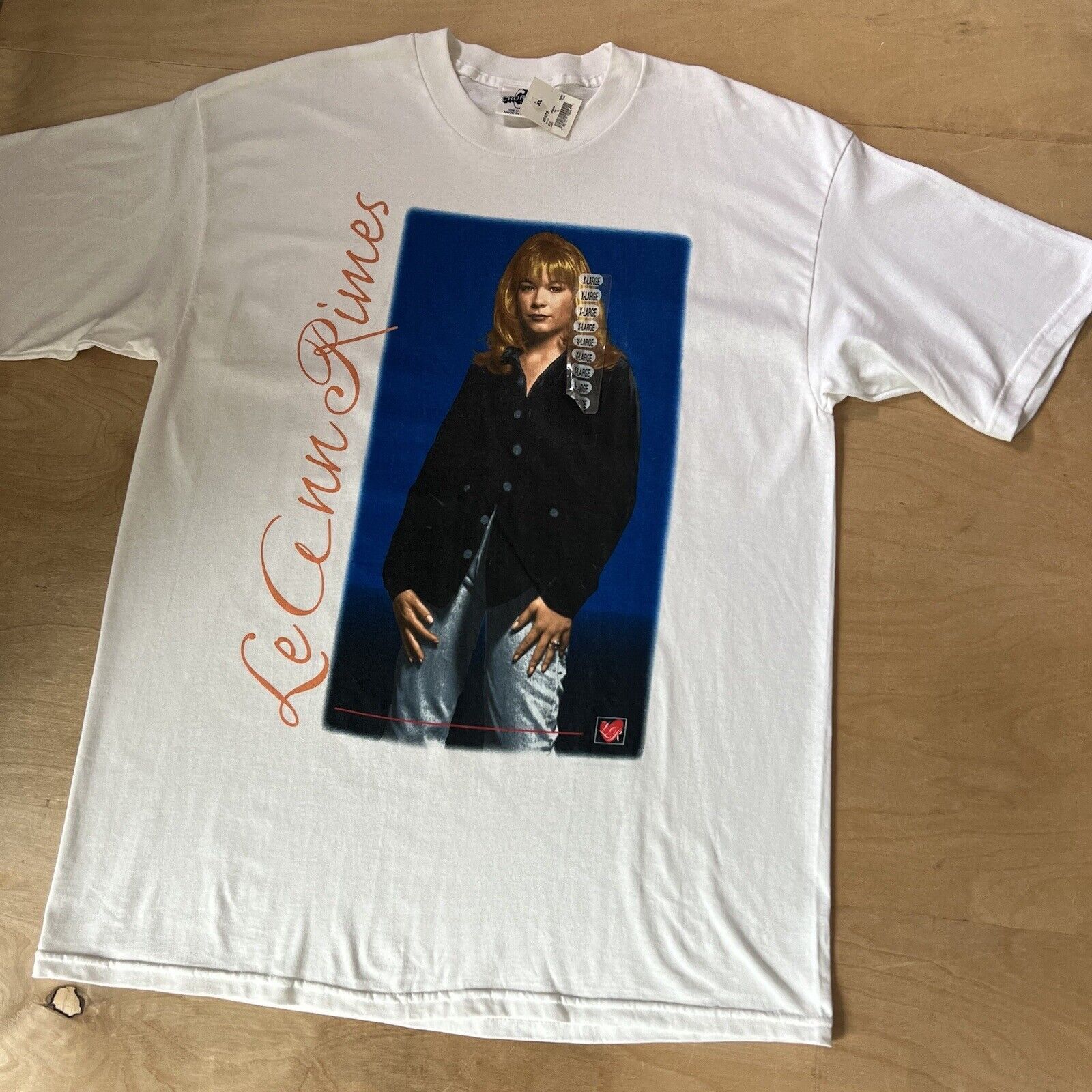 Vintage Vintage Leann Rimes Shirt XL White 90s Country Music Tour Size US XL / EU 56 / 4 - 6 Thumbnail