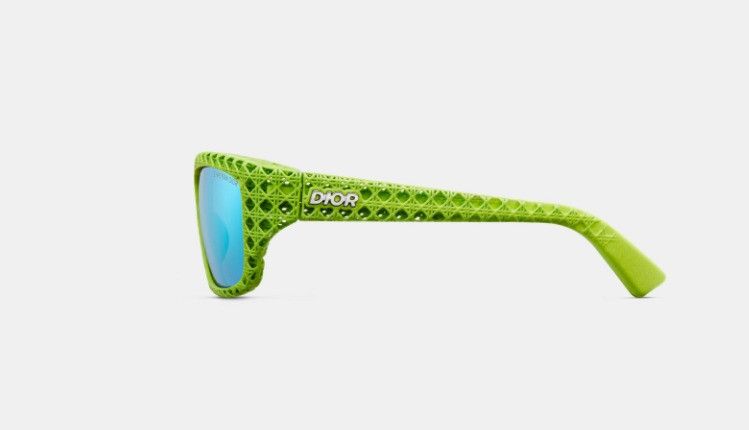 Dior o1w1db11124 Size: OS / Rectangular Sunglasses in Green Size ONE SIZE - 3 Thumbnail
