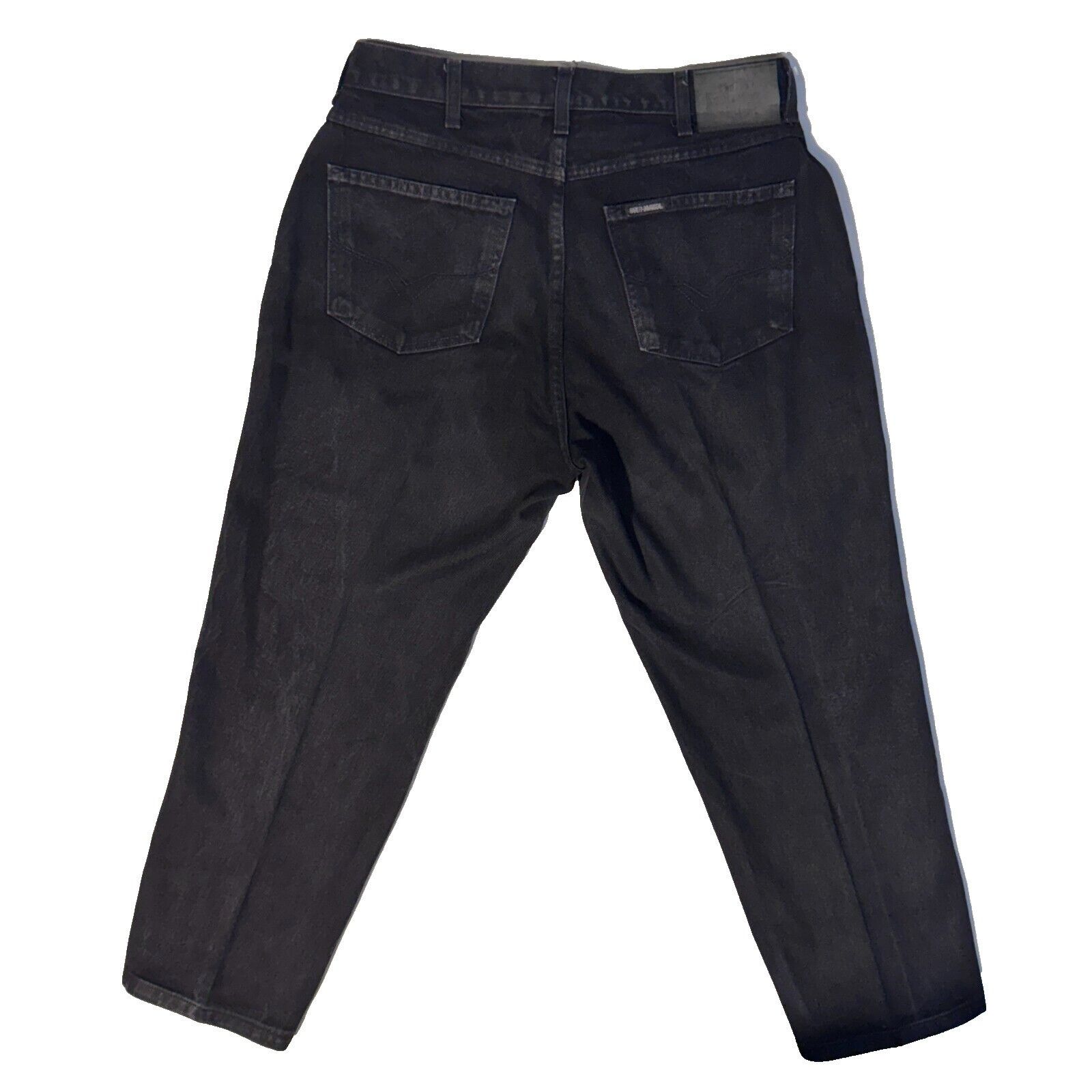 Harley Davidson Harley Davidson Jeans Womens 32x28 Black Denim Biker USA Boo Size 24" / US 00 / IT 34 - 2 Thumbnail