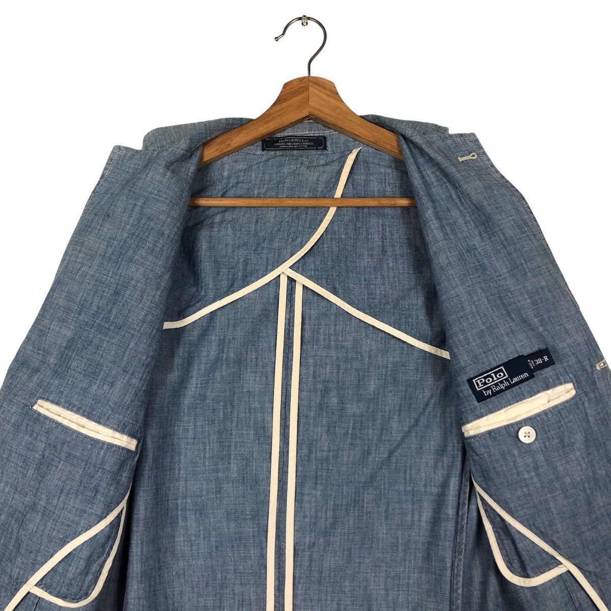 Polo Ralph Lauren 🔥Vintage Polo Ralph Lauren Chore Jacket Sun Faded Design Size US M / EU 48-50 / 2 - 15 Thumbnail