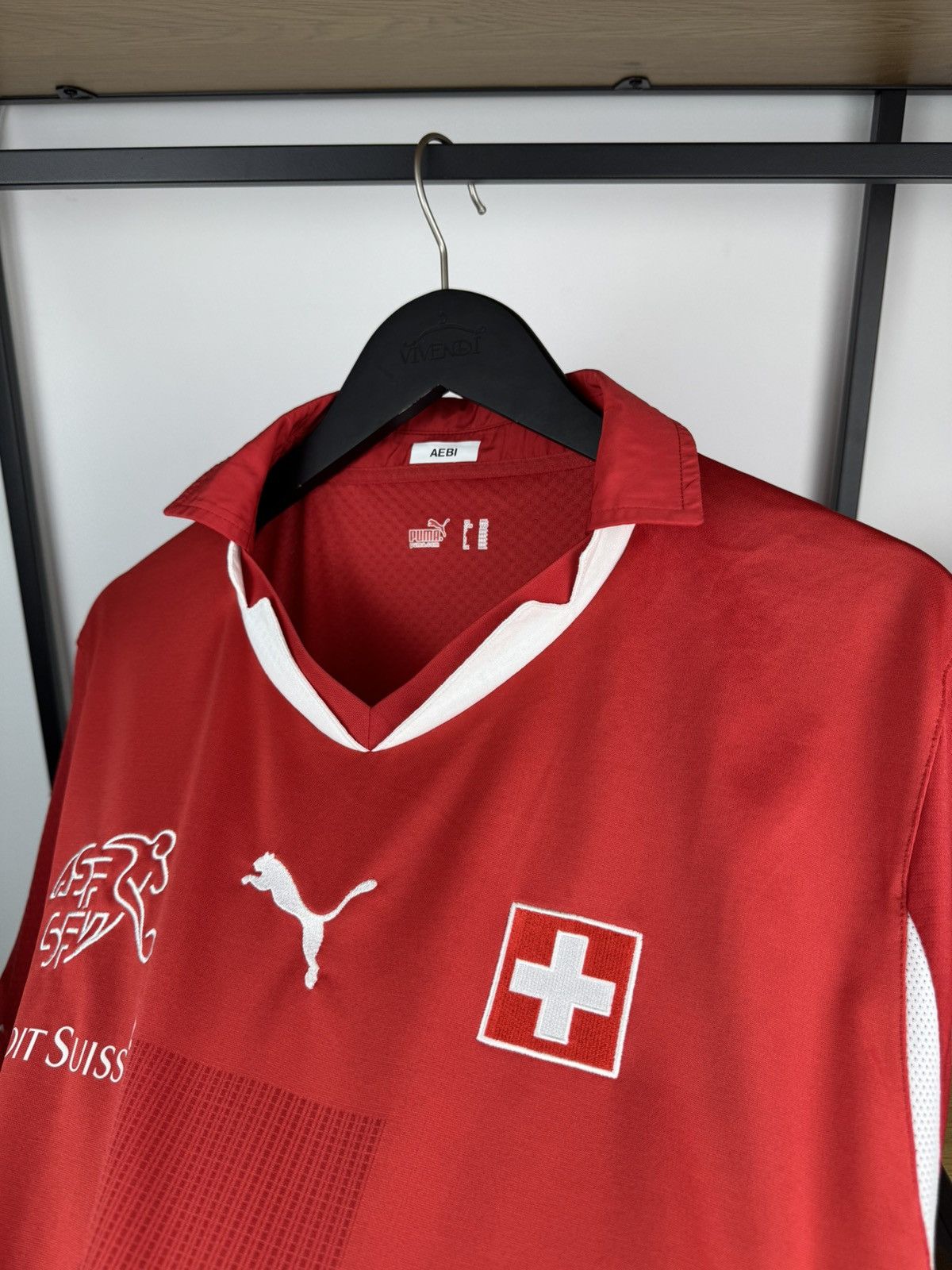 Puma × Vintage Puma Switzerland 2010/2011 home football soccer jersey Size US XXL / EU 58 / 5 - 5 Thumbnail
