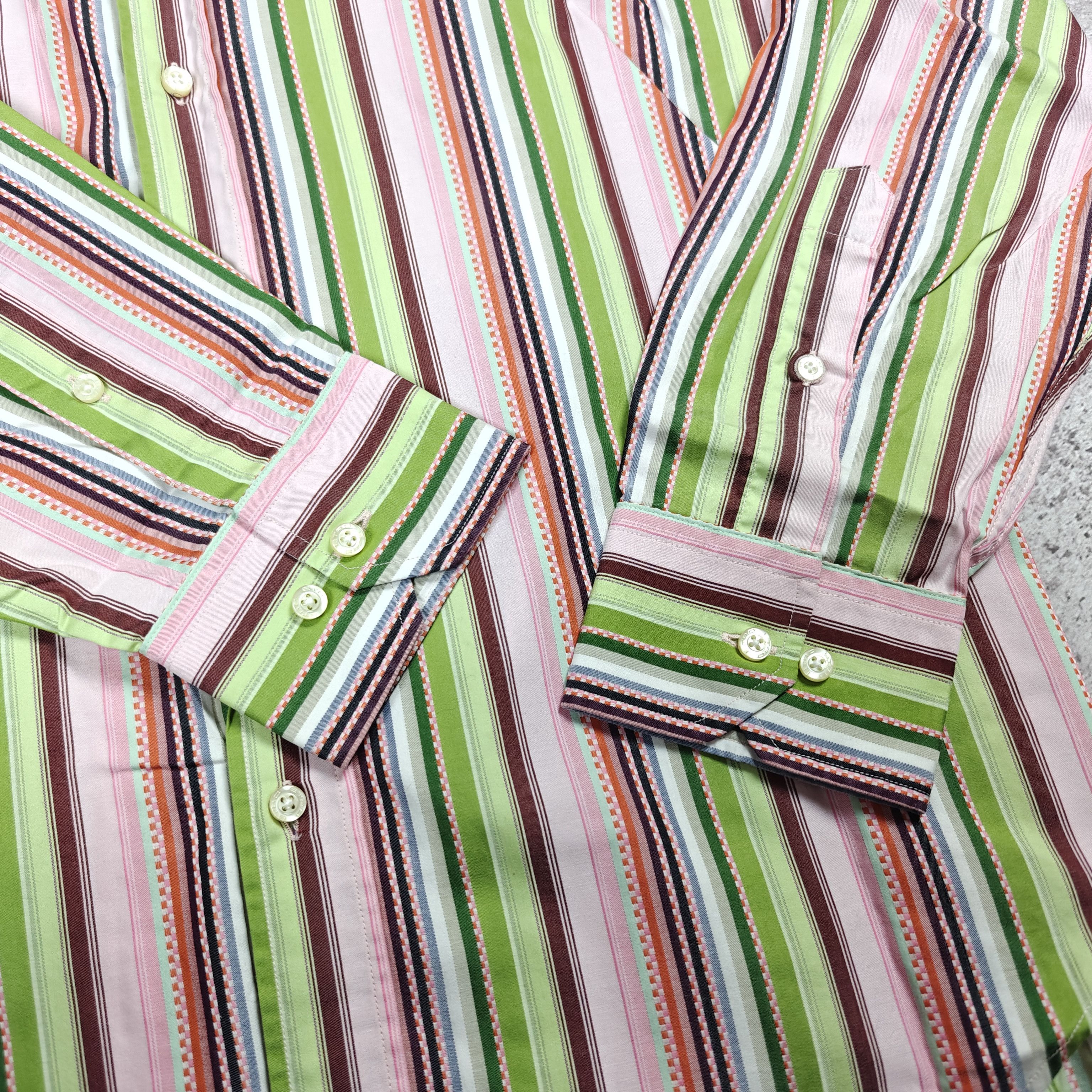 Etro Etro Striped Shirt Italy size 42 Size US L / EU 52-54 / 3 - 5 Thumbnail