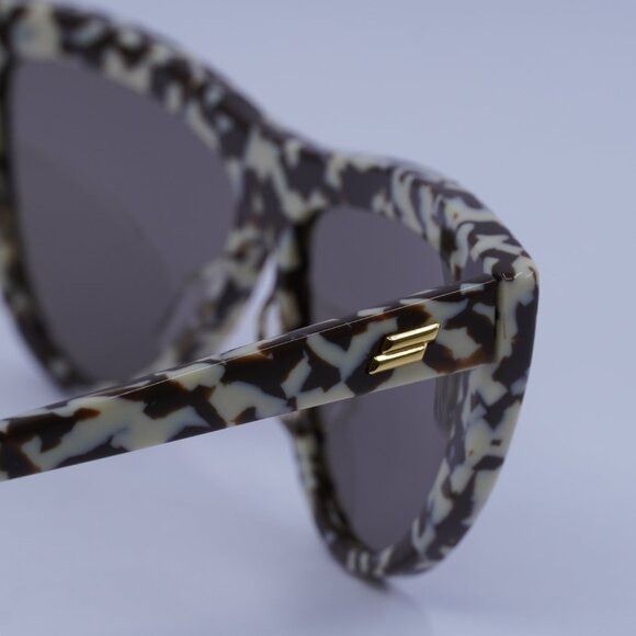 Bottega Veneta Bottega Veneta BV1018S 006 Sunglasses Brown Ivory Cat Eye Size ONE SIZE - 5 Thumbnail
