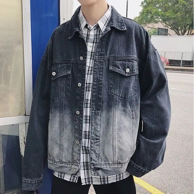 Balenciaga Vence Exchange Japanese Brand Gradient Denim Jacket Size US L / EU 52-54 / 3 - 2 Thumbnail