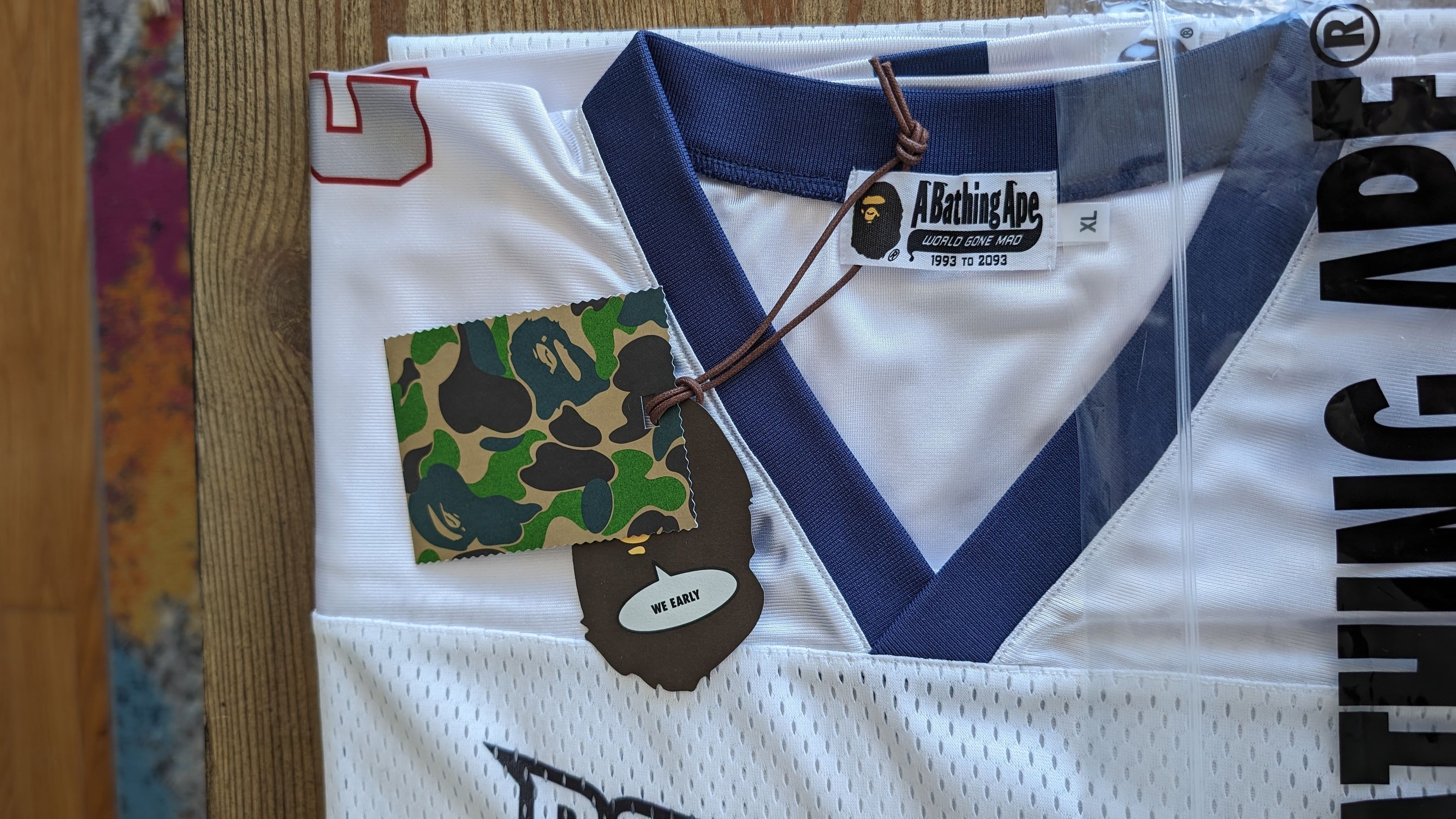 Bape BAPE - Football Jersey Patriots Size US XL / EU 56 / 4 - 7 Thumbnail