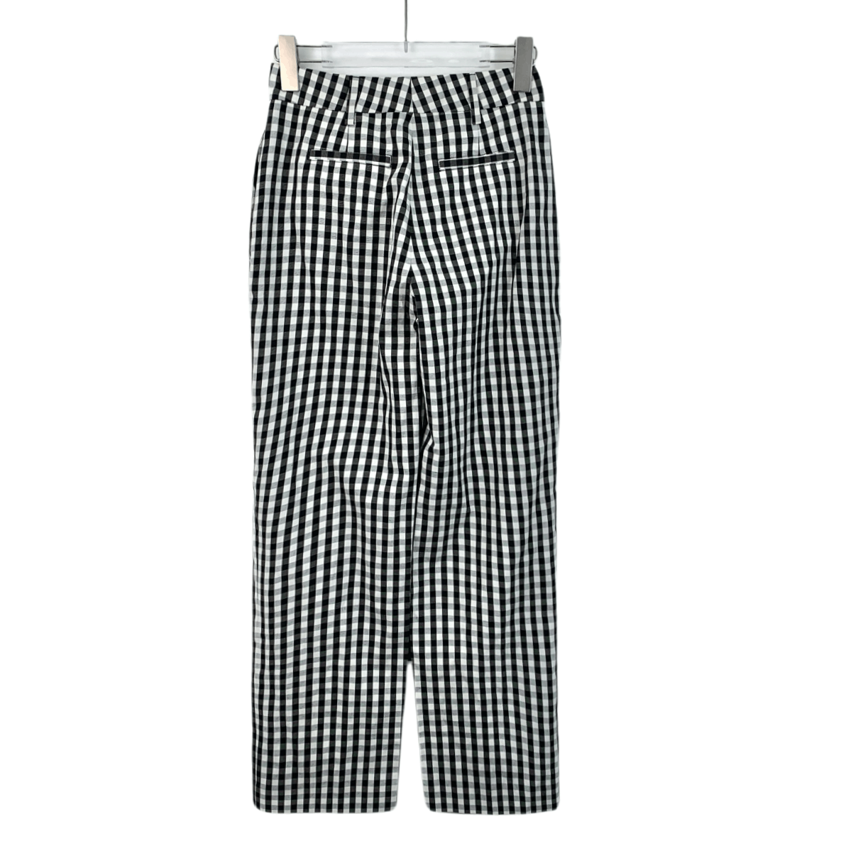 Burberry Burberry Womens Gingham Checkered High-Waisted Trousers Size 25" / US 0 / IT 36 - 2 Thumbnail