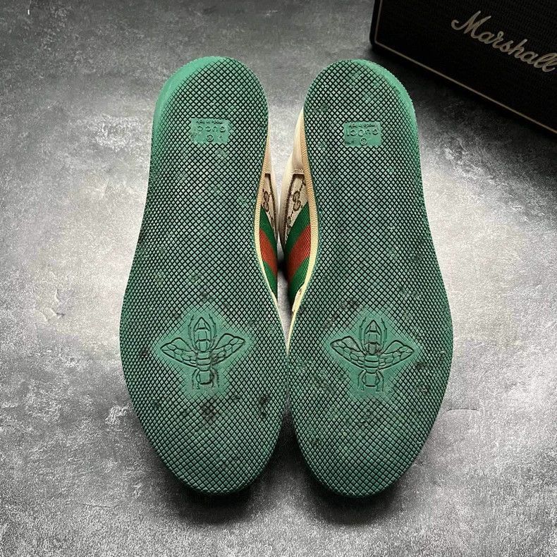 Gucci Gucci Printed Sneaker with Vintage Effect-2506 Size US 7 / EU 40 - 7 Thumbnail