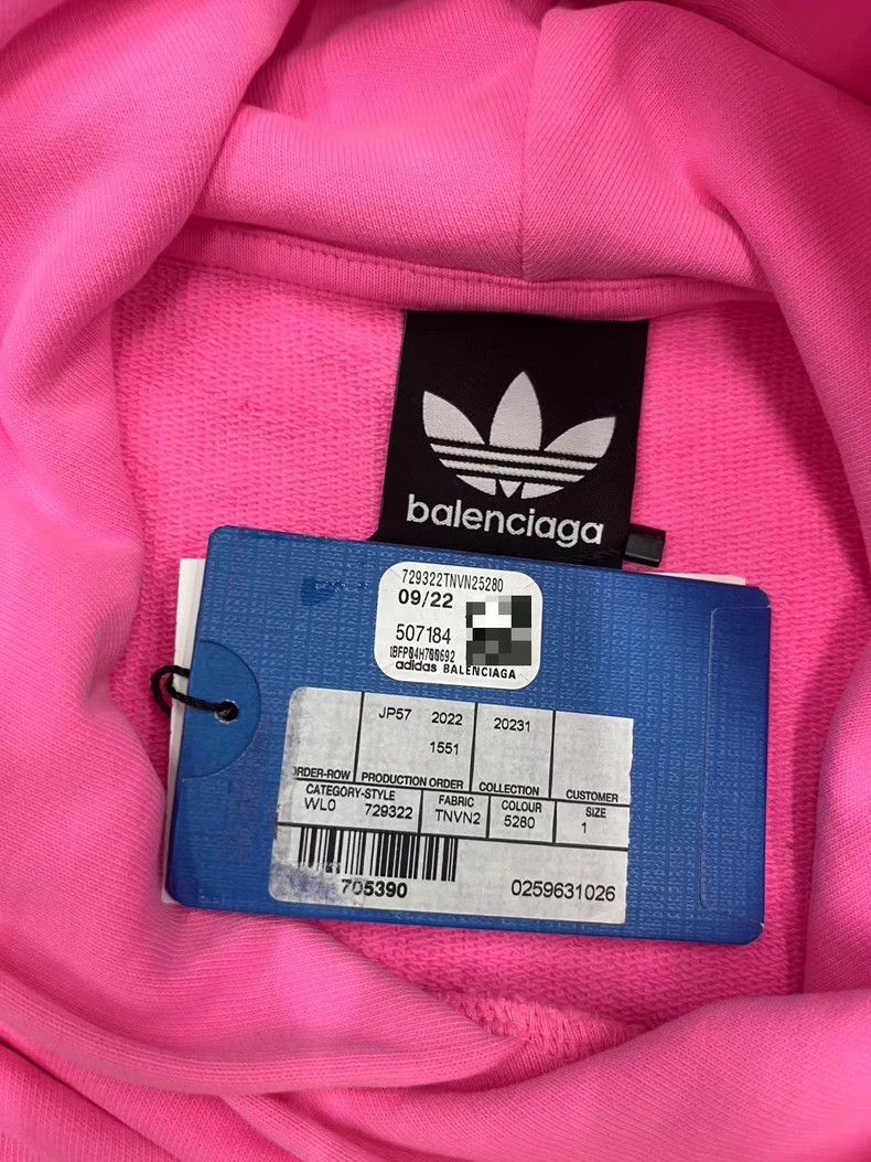Balenciaga Balenciaga Logo Letter Hooded Loose Long Sleeve Sweater Size US S / EU 44-46 / 1 - 5 Thumbnail
