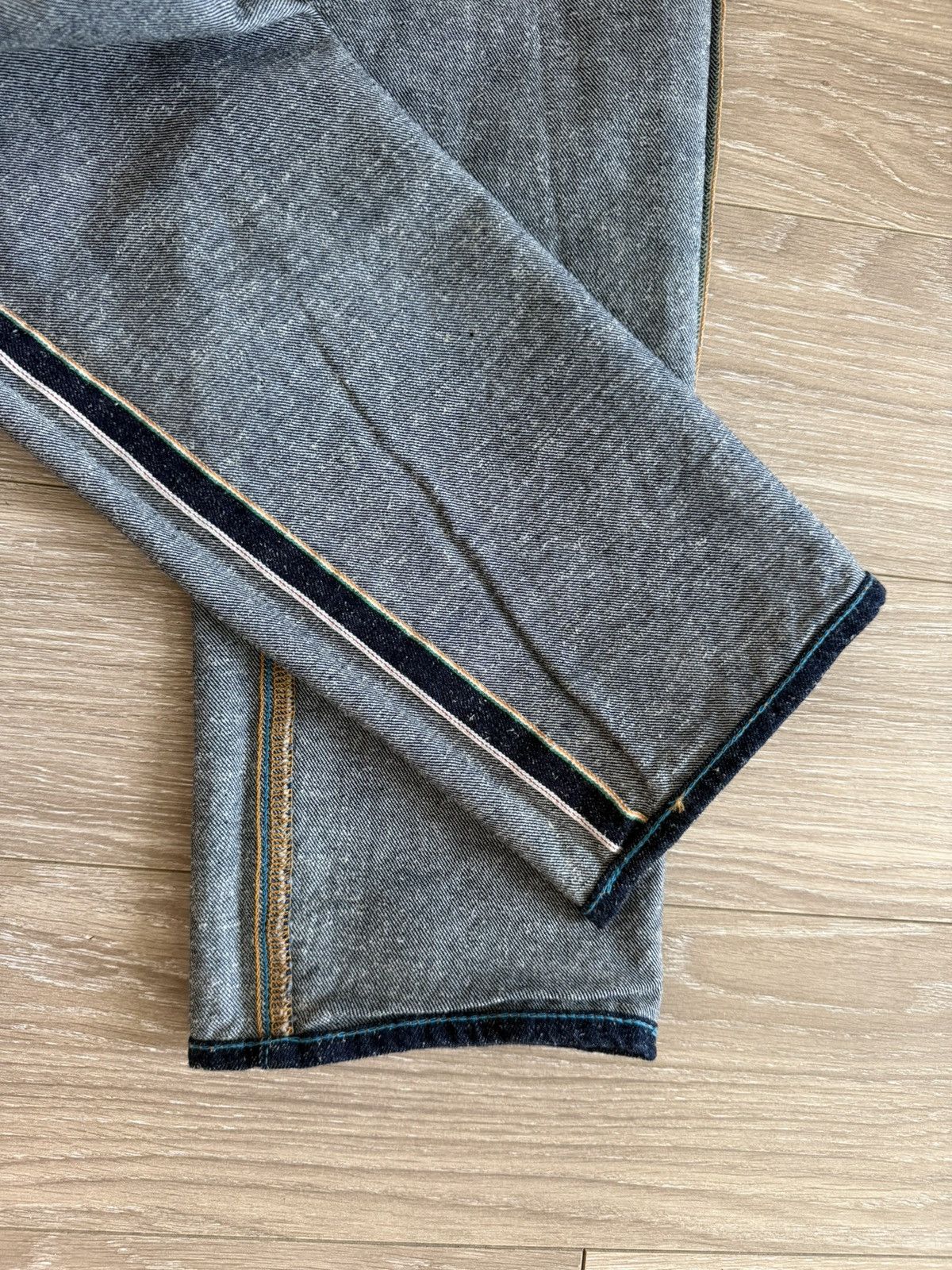 Japan Blue Jeans Salvage Denim - Box Cut Size US 33 - 6 Thumbnail