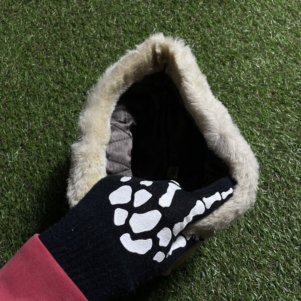 Vintage Vintage Y2K Fuzzy Mohair Beanie Alt Goth Ushanka Cream OS Size ONE SIZE - 4 Thumbnail