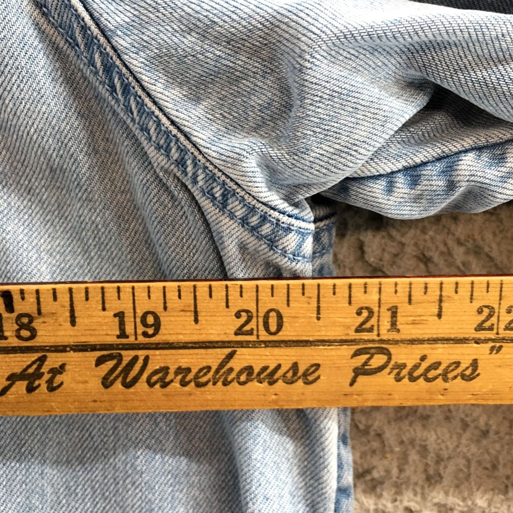 Abercrombie & Fitch Abercrombie & Fitch Shirt Womens L Blue Denim Long Sleeve Button Up Size L / US 10 / IT 46 - 5 Thumbnail