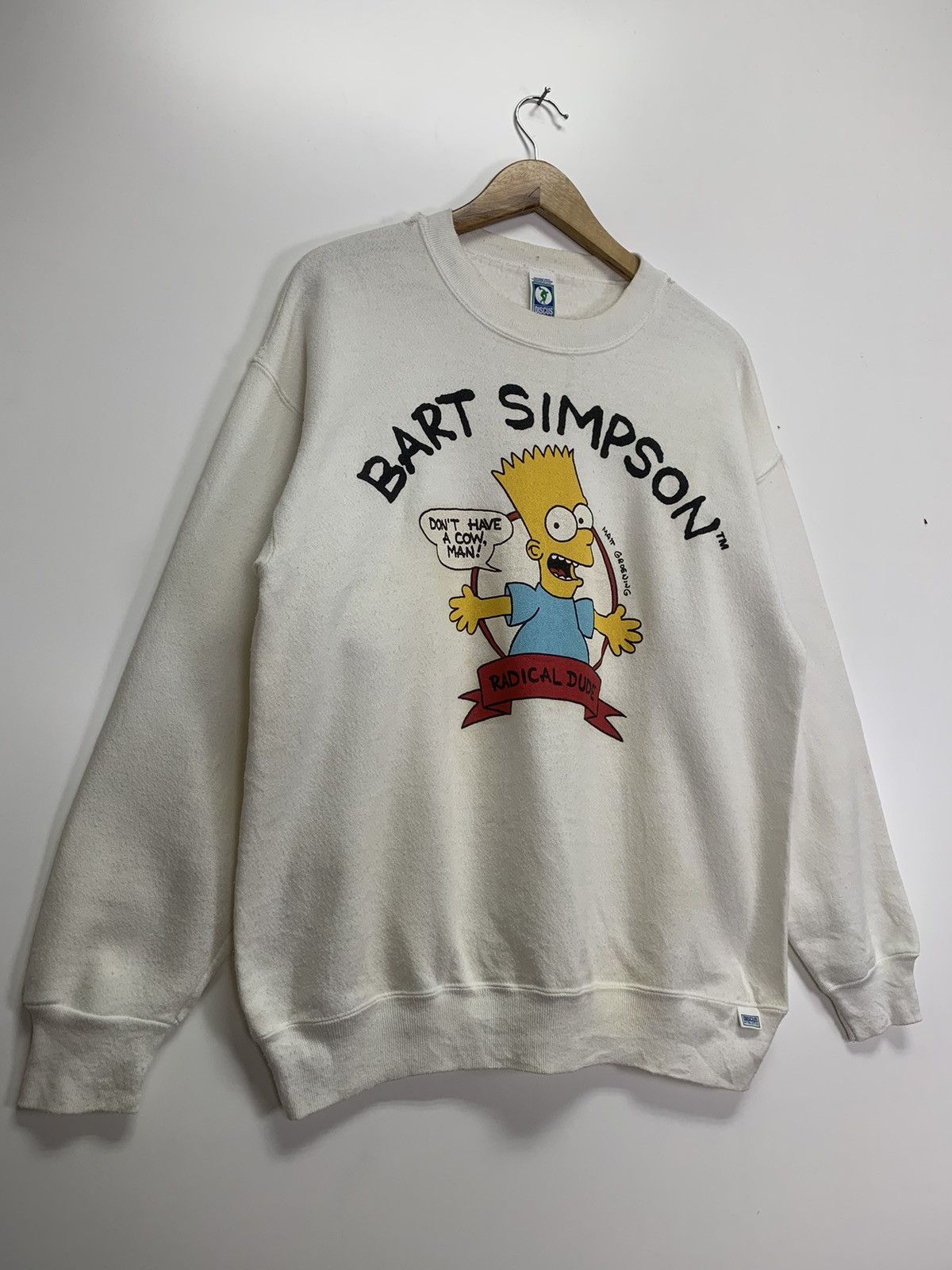 Cartoon Network × Vintage Vintage 90s Bart Simpson Sweater Size US M / EU 48-50 / 2 - 5 Thumbnail