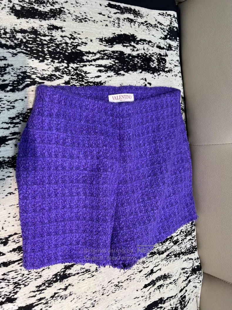 Valentino Valentino Purple shorts Size 28" / US 6 / IT 42 - 2 Thumbnail